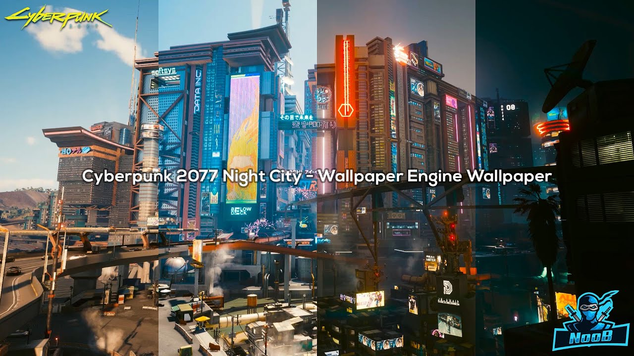 Video wallpaper Night City  Cyberpunk 2077 Games