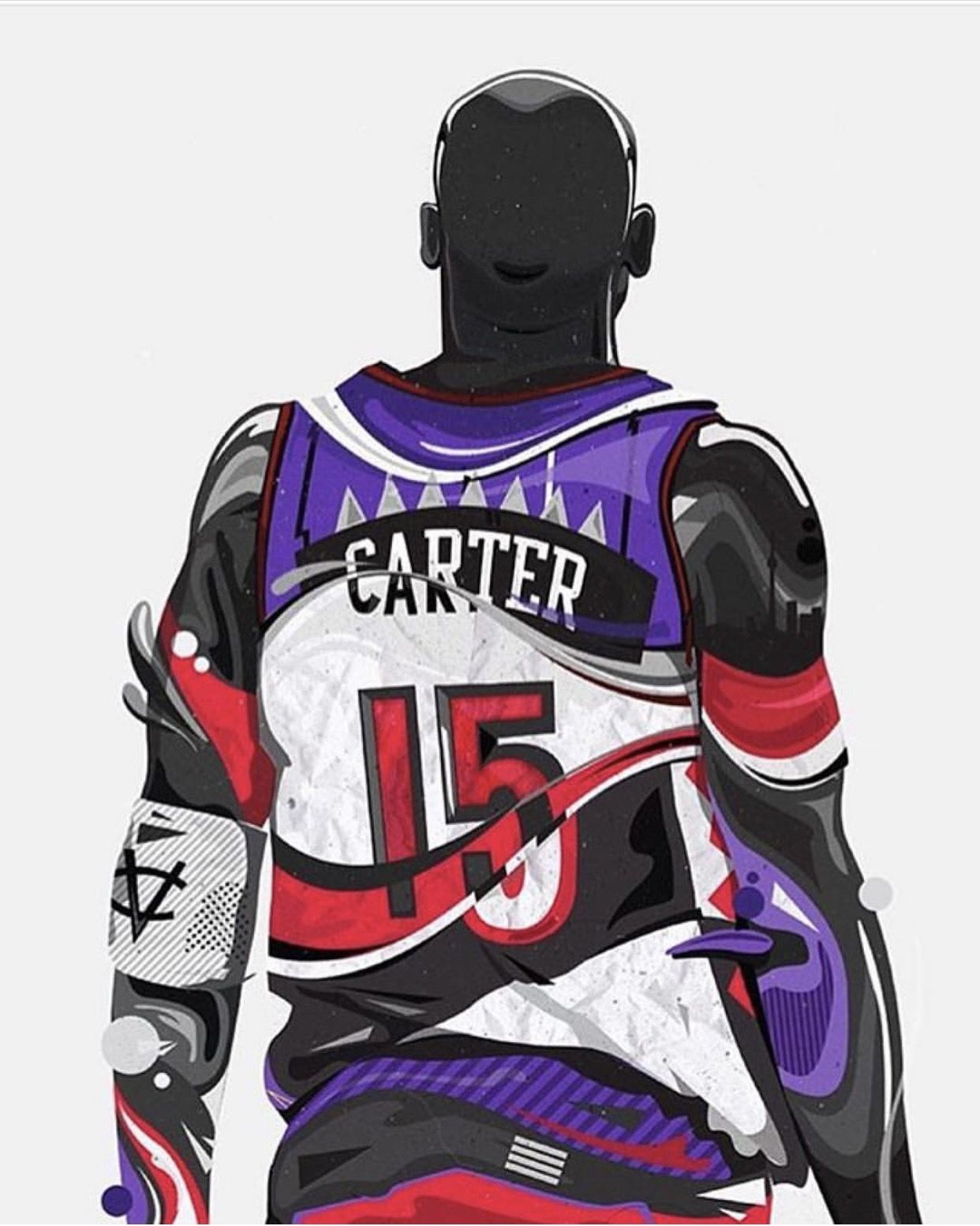 Vince Carter Art Wallpaper Basketball Playoffs Nba HD Wallpaper