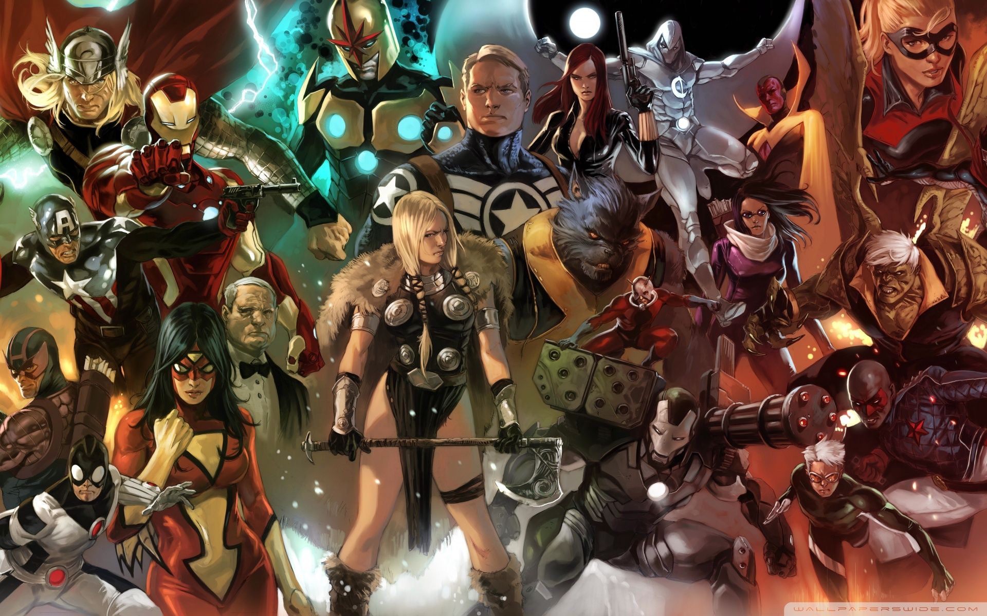 Marvel Characters Wallpaper