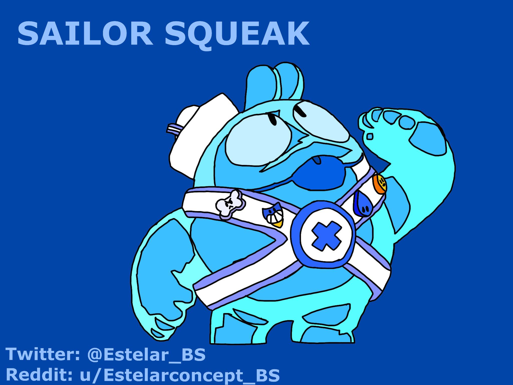I made a skin for Squeak, Sailor Squeak!