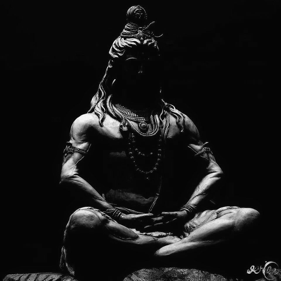 Indian Hindu God Lord Shiva Poster Vector Illustration Silhouette Stock  Photo  Alamy