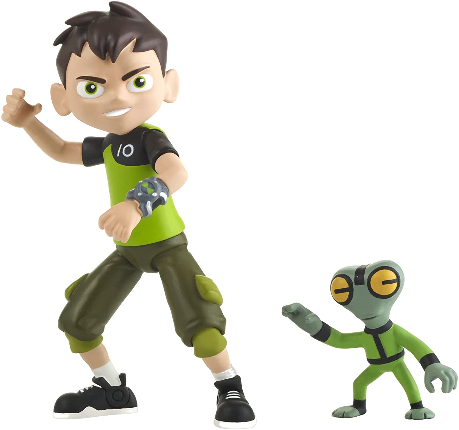 Ben 10 Ben & Grey Matter Action Figure, Ben uses the power of the Omnitrix to help others and stop the bad guys but isn't above a little Super powered mischief now