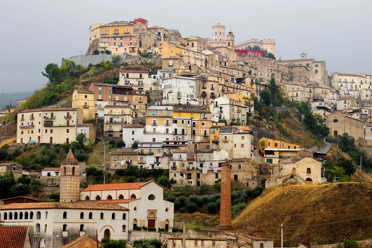Wallpaper Italy Calabria Corigliano Calabro by Andrei Antipin Houses