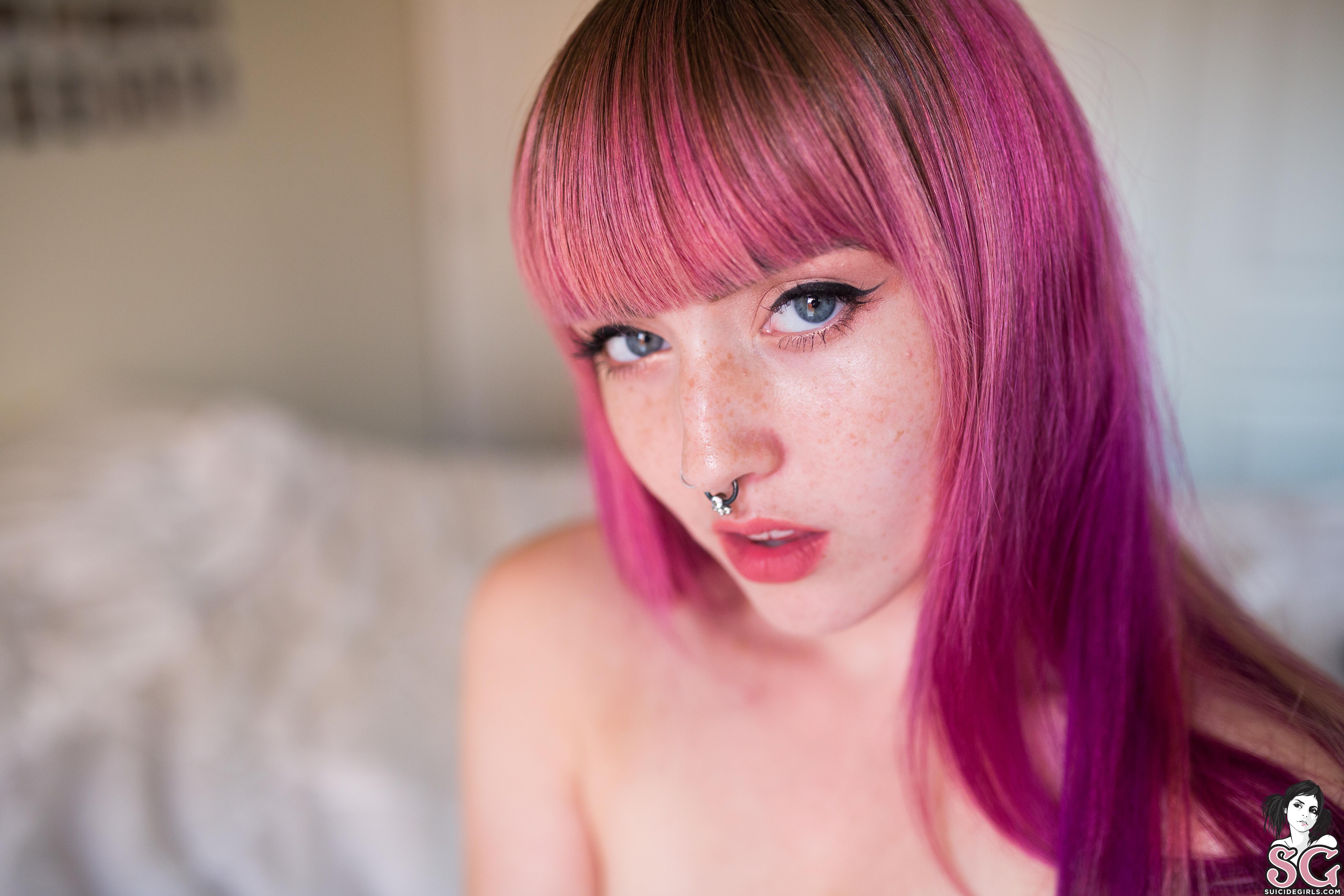 Free download dyed hair in bed cygnet suicide nude blue eyes model [5760x3840] for your Desktop, Mobile & Tablet. Explore Colour Hair Girl Wallpaper. Colour Hair Girl Wallpaper, Colour