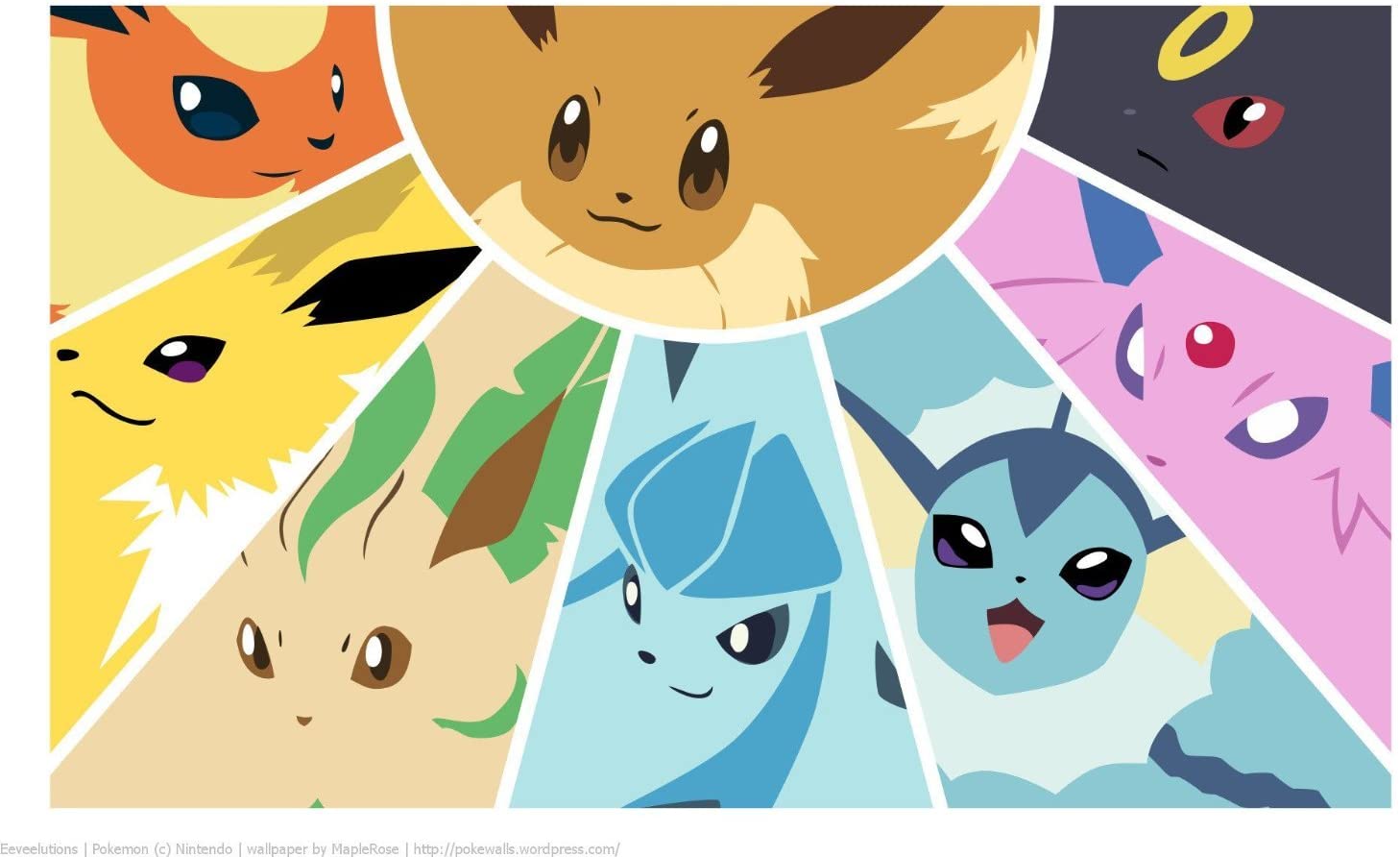 HiddenSupplies.com Pokemon Eevee Evolution Playmat + Free RFG Small Sized Sleeves 75 Count, Toys & Games