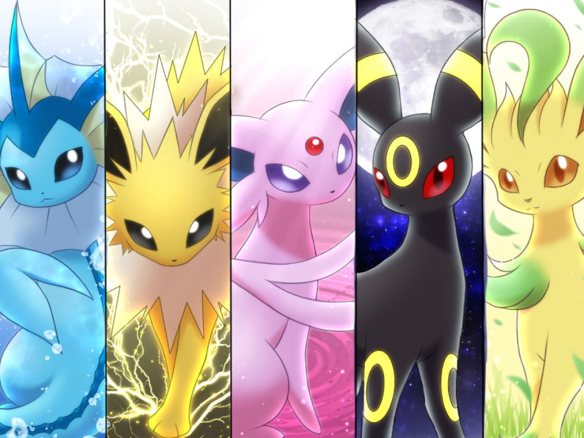 Wallpaper Pokemon Character Collage, Pokémon, Eevee Pokémon • Wallpaper For You HD Wallpaper For Desktop & Mobile
