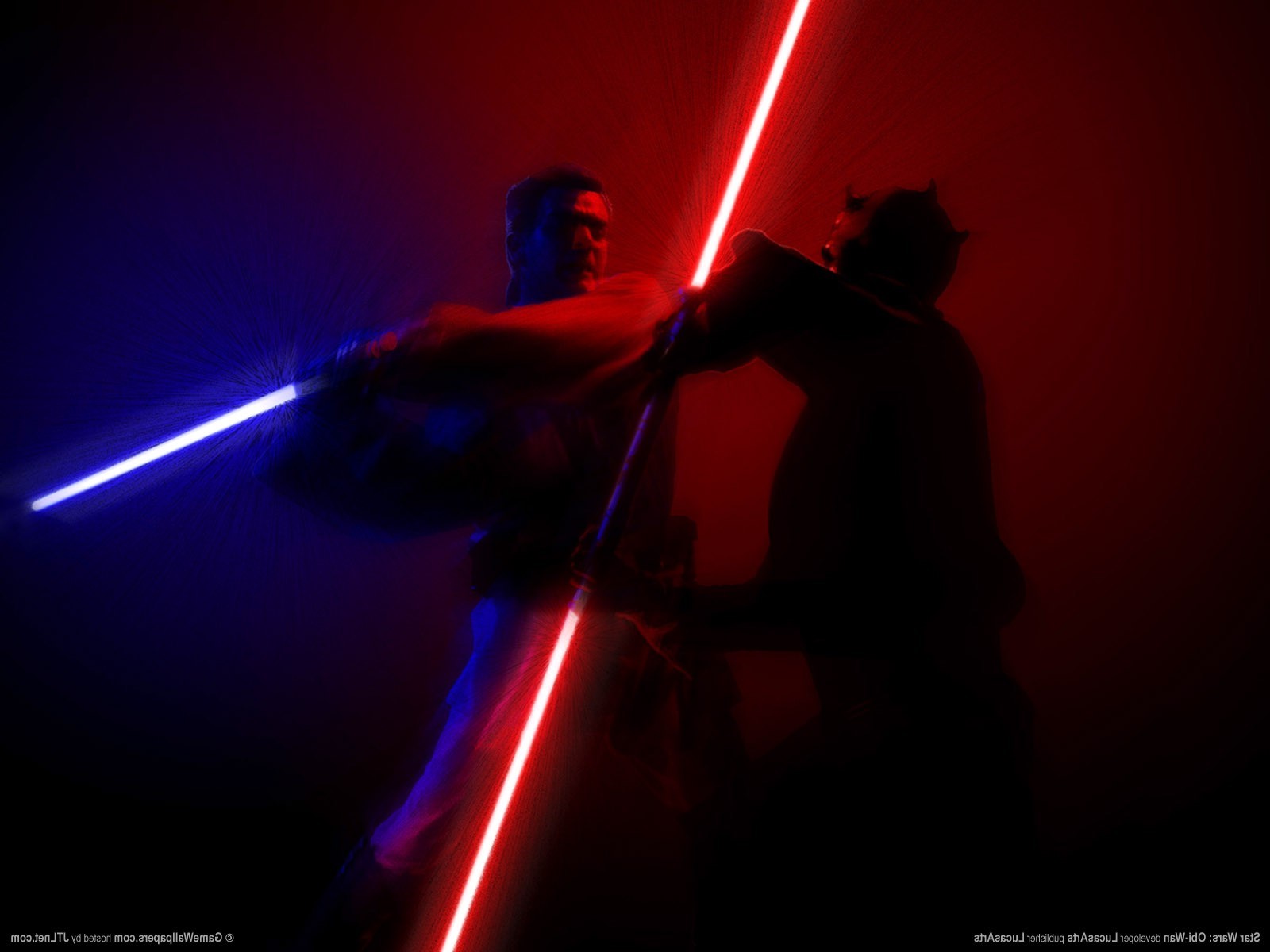 1600x1200 star wars darth maul lightsaber obi wan kenobi science fiction wallpaper JPG 119 kB