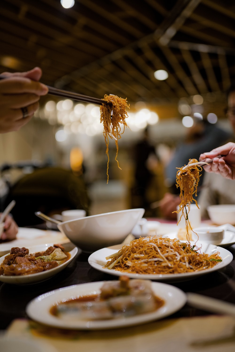 Eating Noodles Picture. Download Free Image