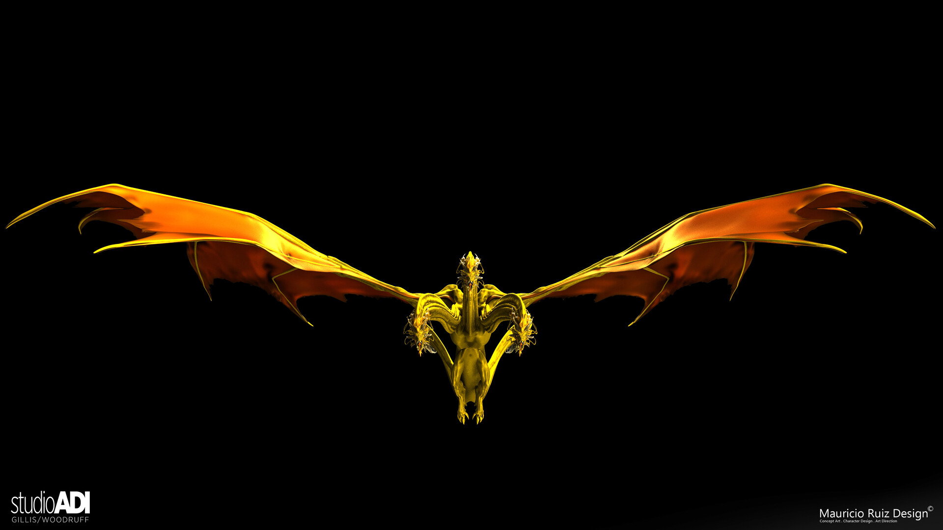 Godzilla: King of the Monsters Ghidorah / Monster Zero, Mauricio Ruiz Design