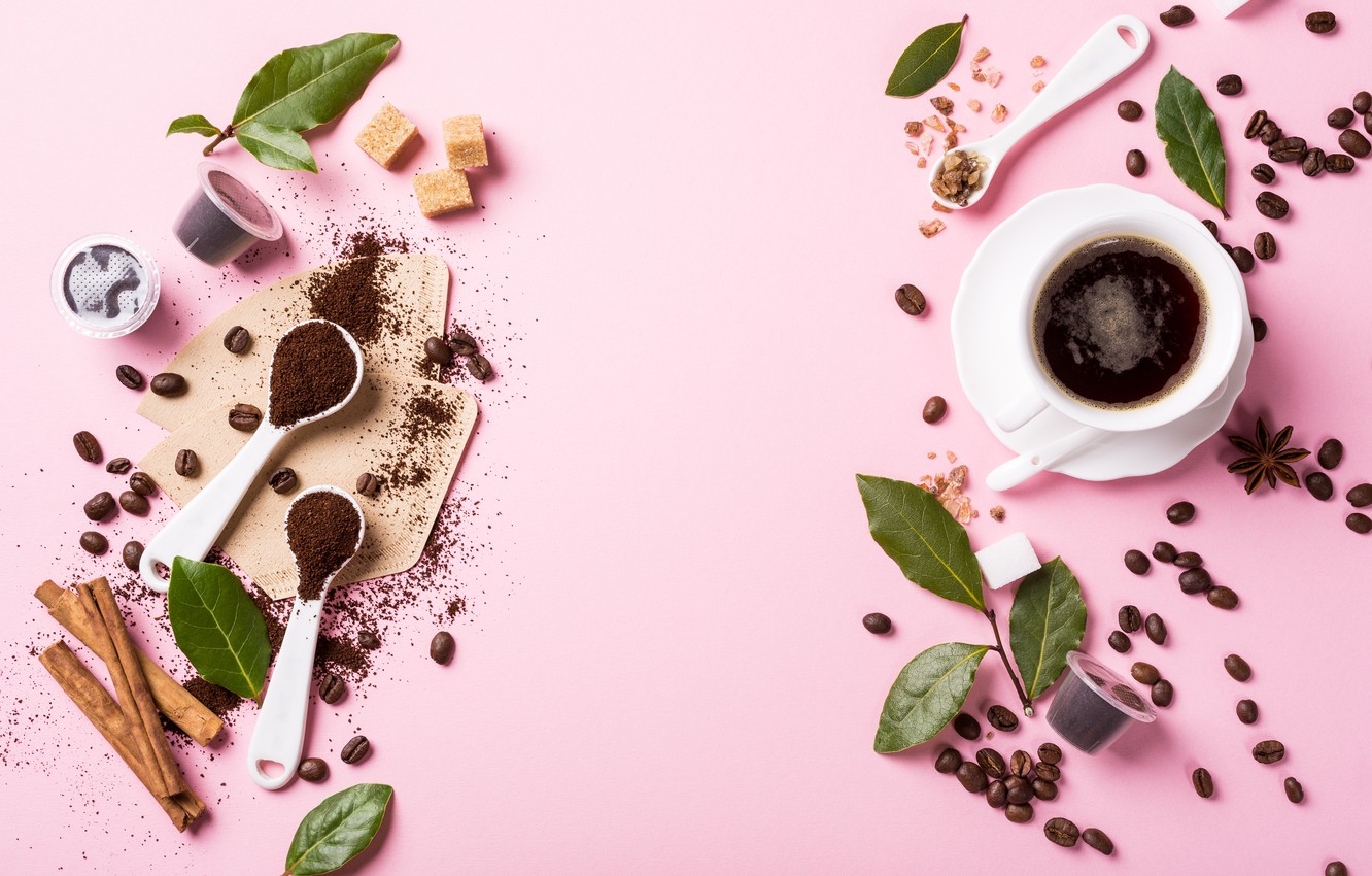 Photo Wallpaper Background, Pink, Coffee, Cup, Coffee Coffee And Food