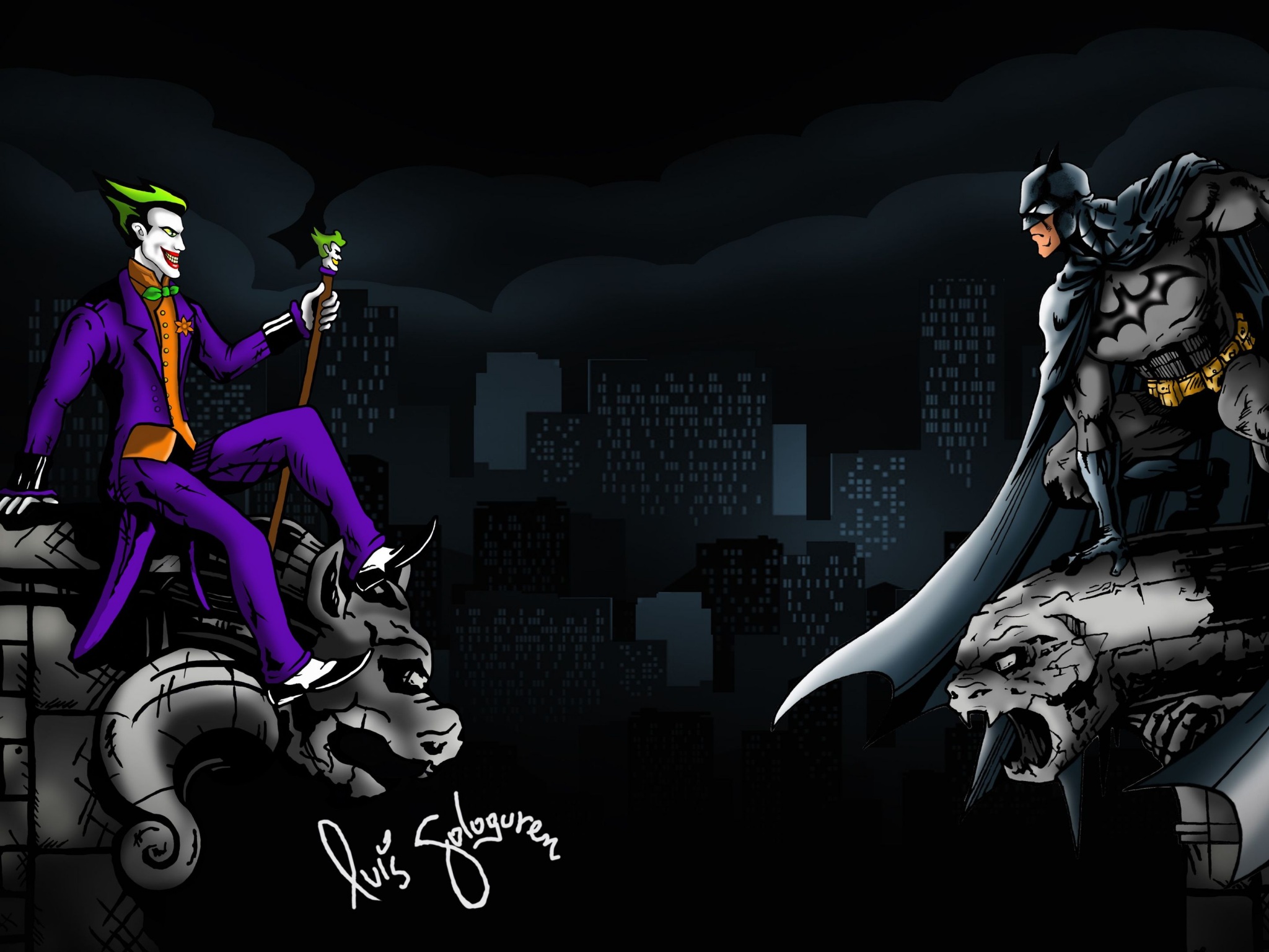 Wallpaper 4k Joker Vs Batman 5k Wallpaper