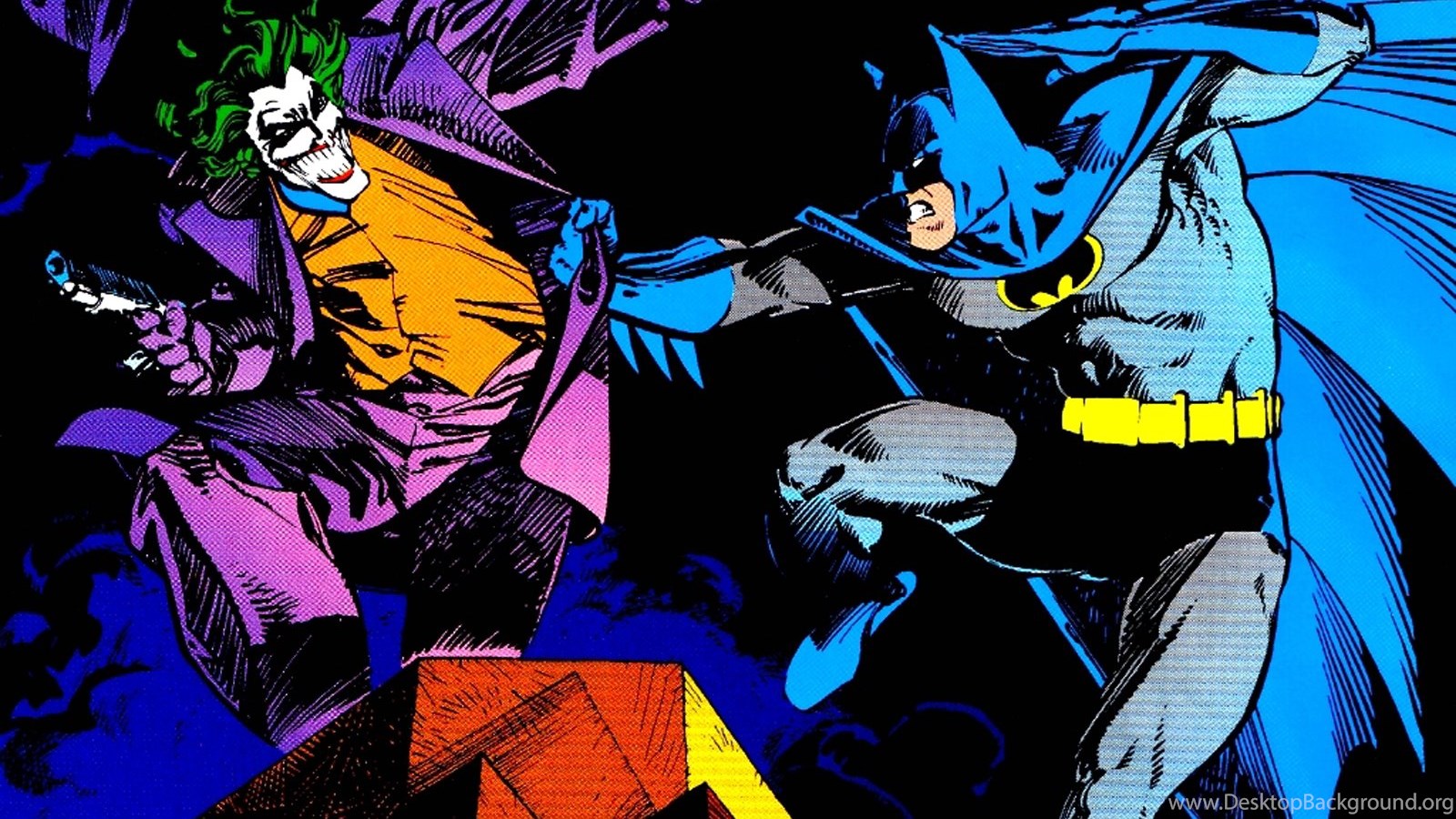 Batman Vs Joker Wallpaper Desktop Background