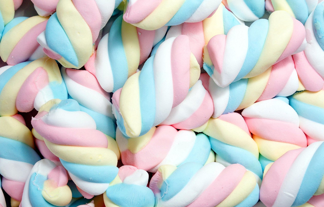 Wallpaper candy, sweet, marshmallows image for desktop, section еда