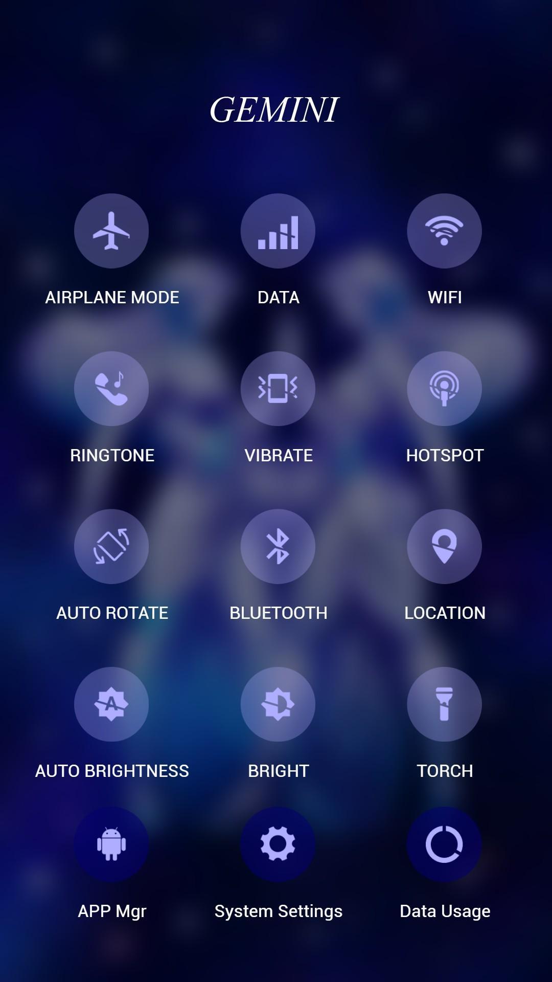 Blue Gemini Constellation Theme & Wallpaper APK for Android Download