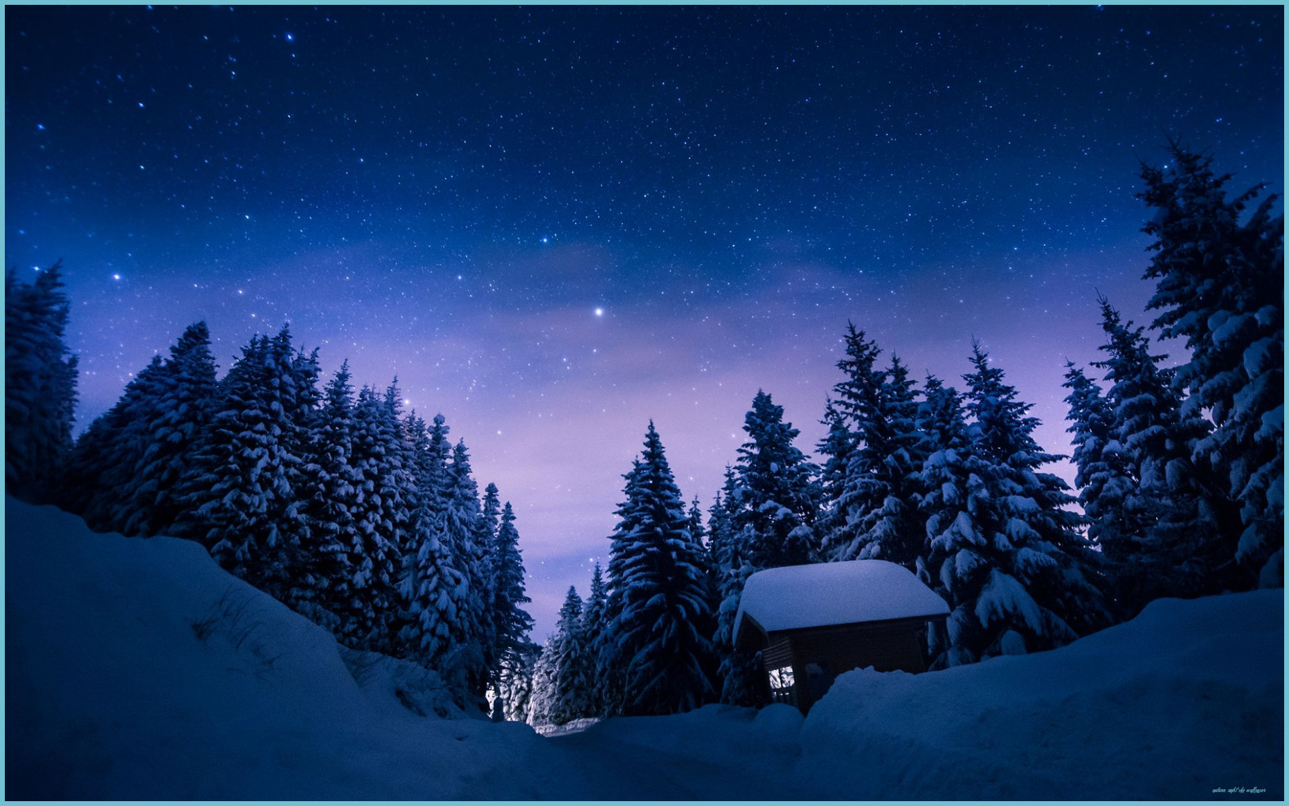 Winter Night Sky Wallpaper Free Winter Night Sky Night Sky Wallpaper