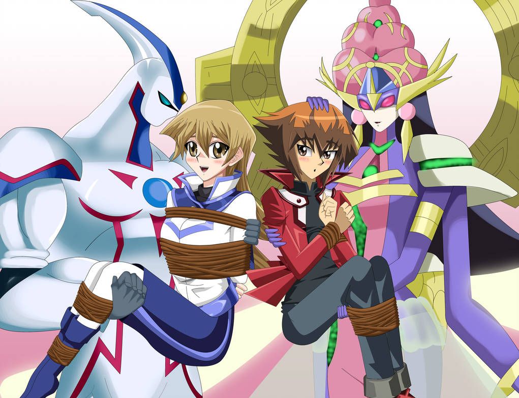 YGO GX FianceShipping, Double Rescue, Jaden Yuki ( Judai ) And Alexis Rhodes ( Asuka Tenjoin ( Tenjouin Asuka ) ) Yu Gi O. Anime Wolf Girl, Yugioh Yami, Anime