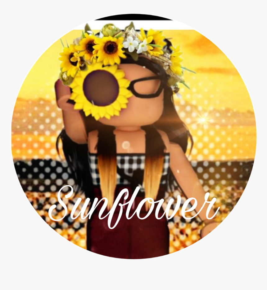 Download Cute Roblox Girl Yellow Background Wallpaper