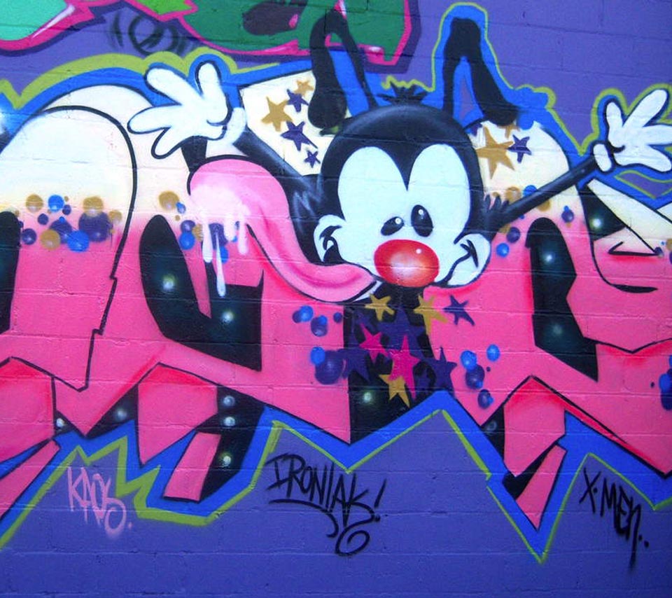 Cartoon And Graffiti Image