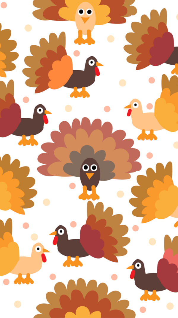 free cartoon turkey background