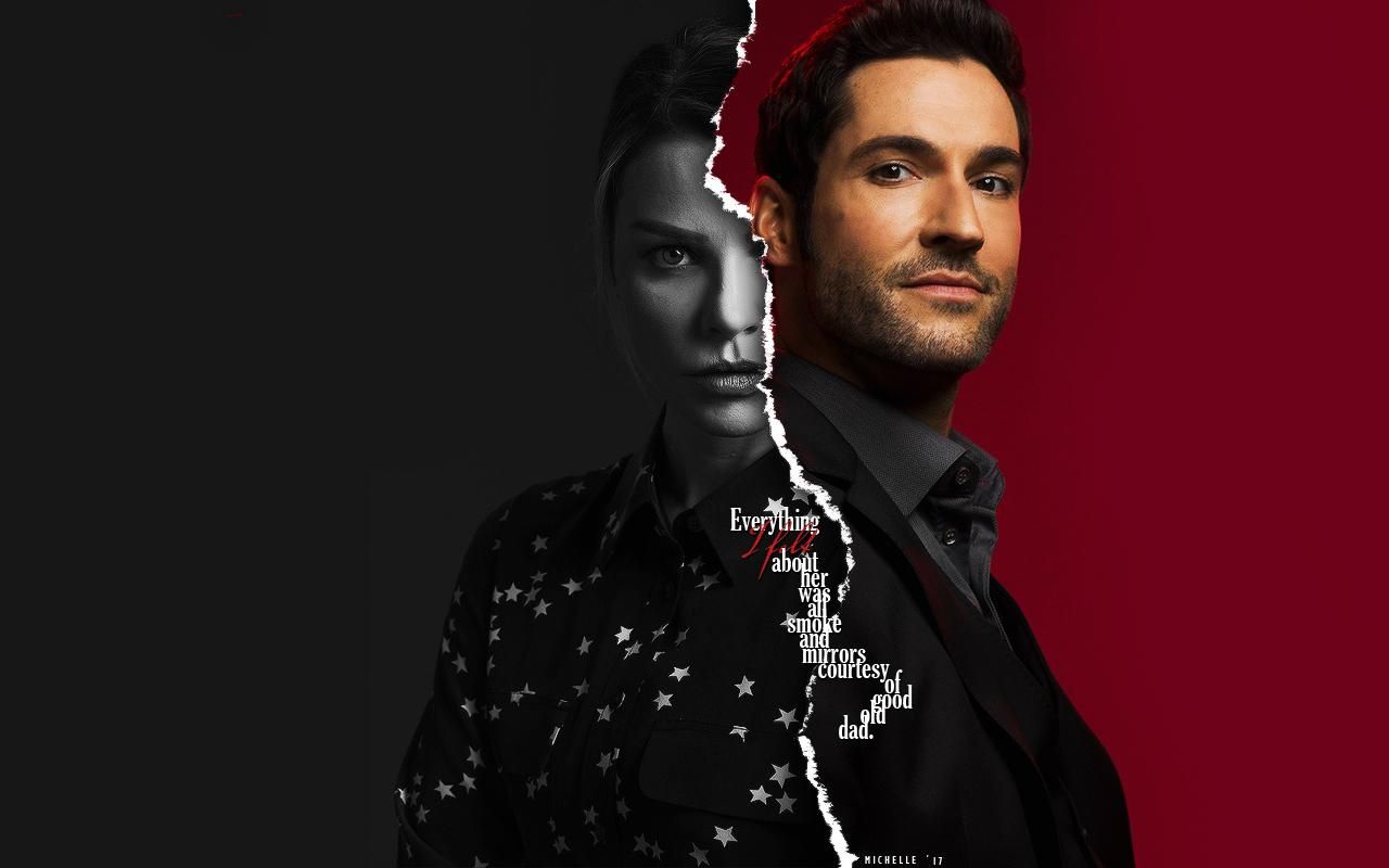 Lucifer Wallpaper. Netflix. Mobile. Desktop. HD Wallpaper. Season. Lucifer. iPhone. Lucifer morningstar, Lucifer, Tom ellis lucifer