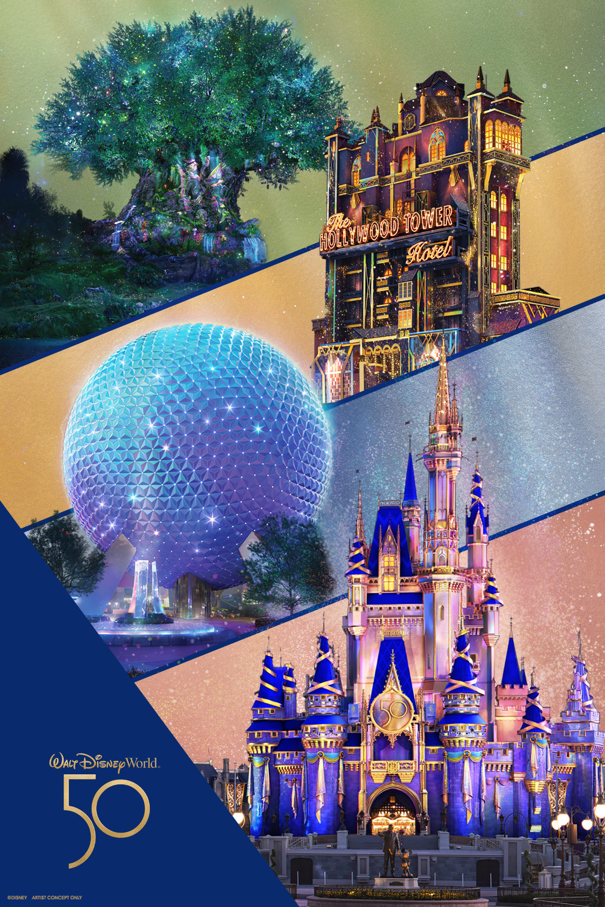50th Anniversary Wallpaper Now Available On The My Disney Experience App
