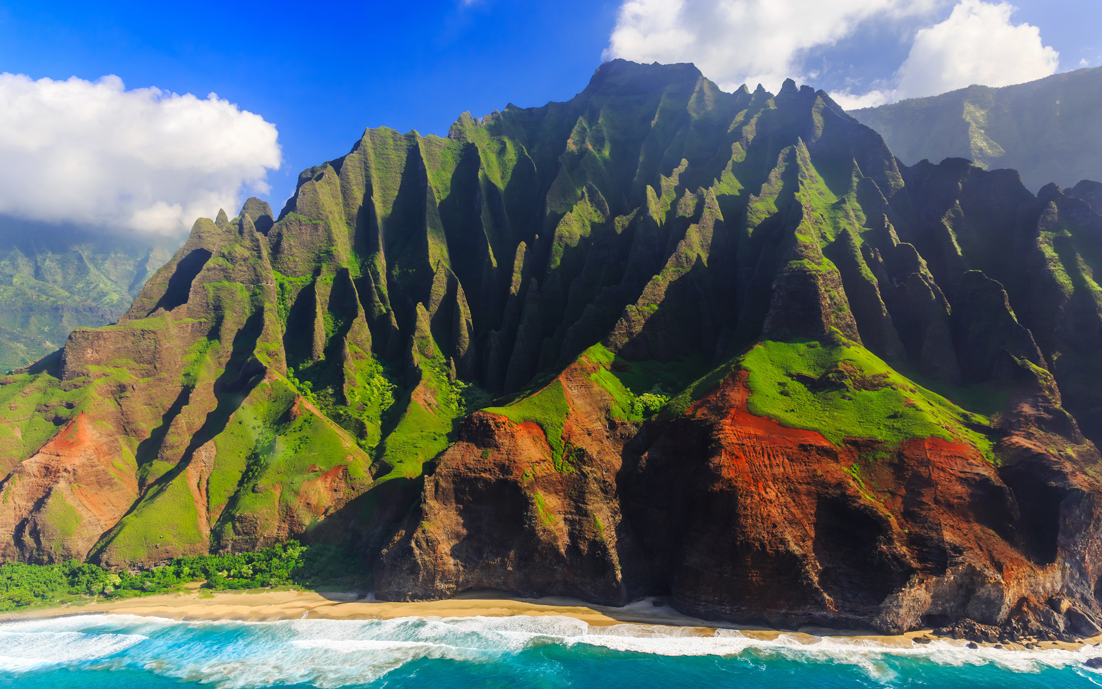 Digital Wallpaper of Polihale Beach, Polihale State Park, Kauai, Hawaii