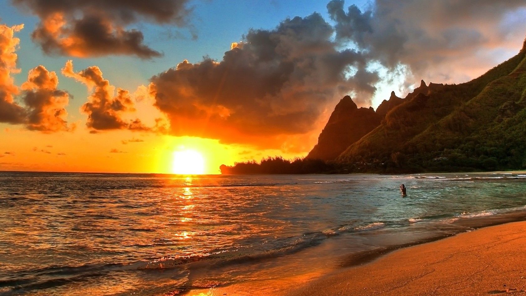 Hawaiian Sunset Wallpaper 4713 383811 Hawaiian Sunset Wallpaper 4713. Hawaiian Sunset, Sunset Wallpaper, Seascape