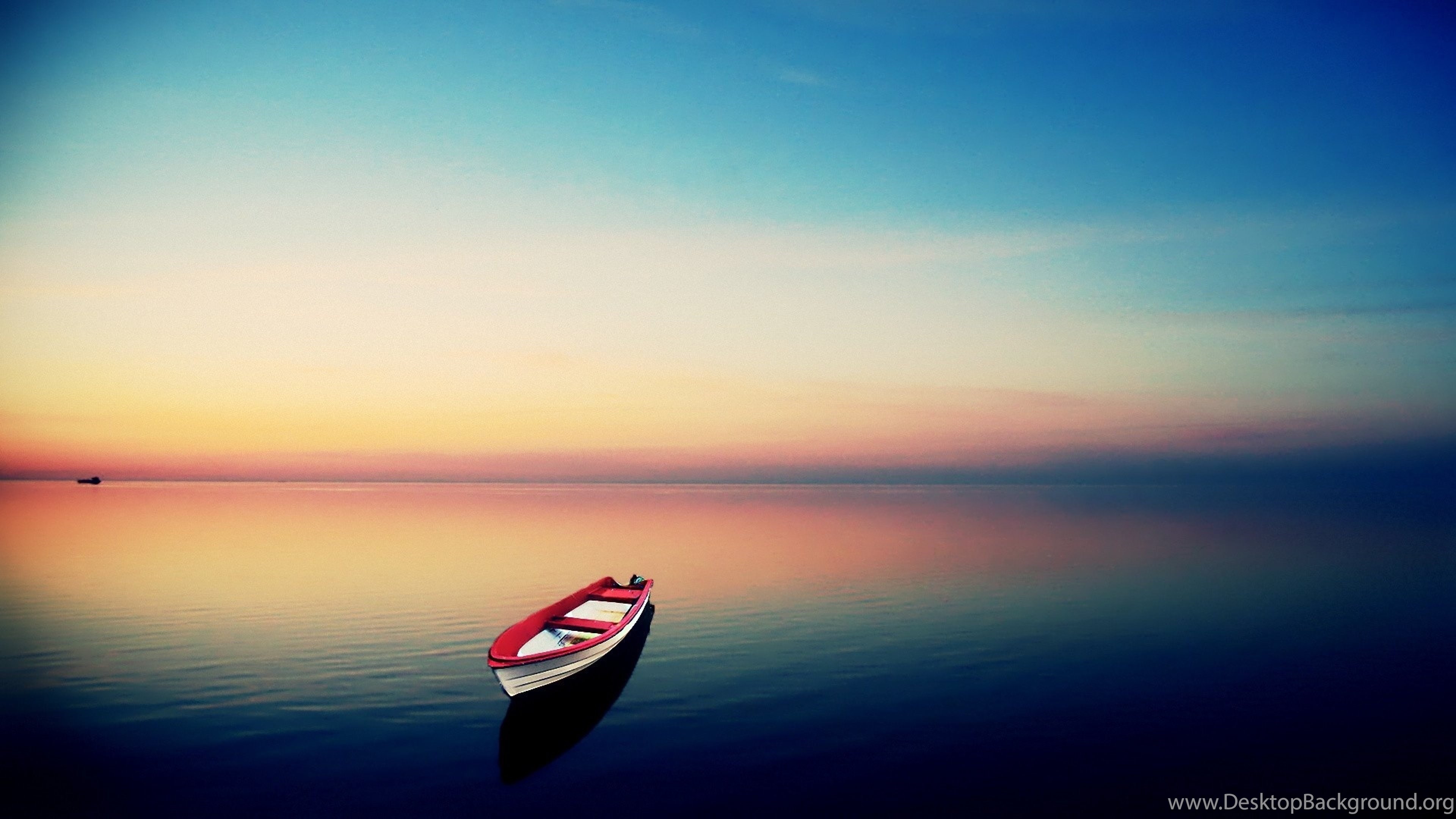 Boats On Water In Sunset Wallpaper HD Great Image Desktop Background