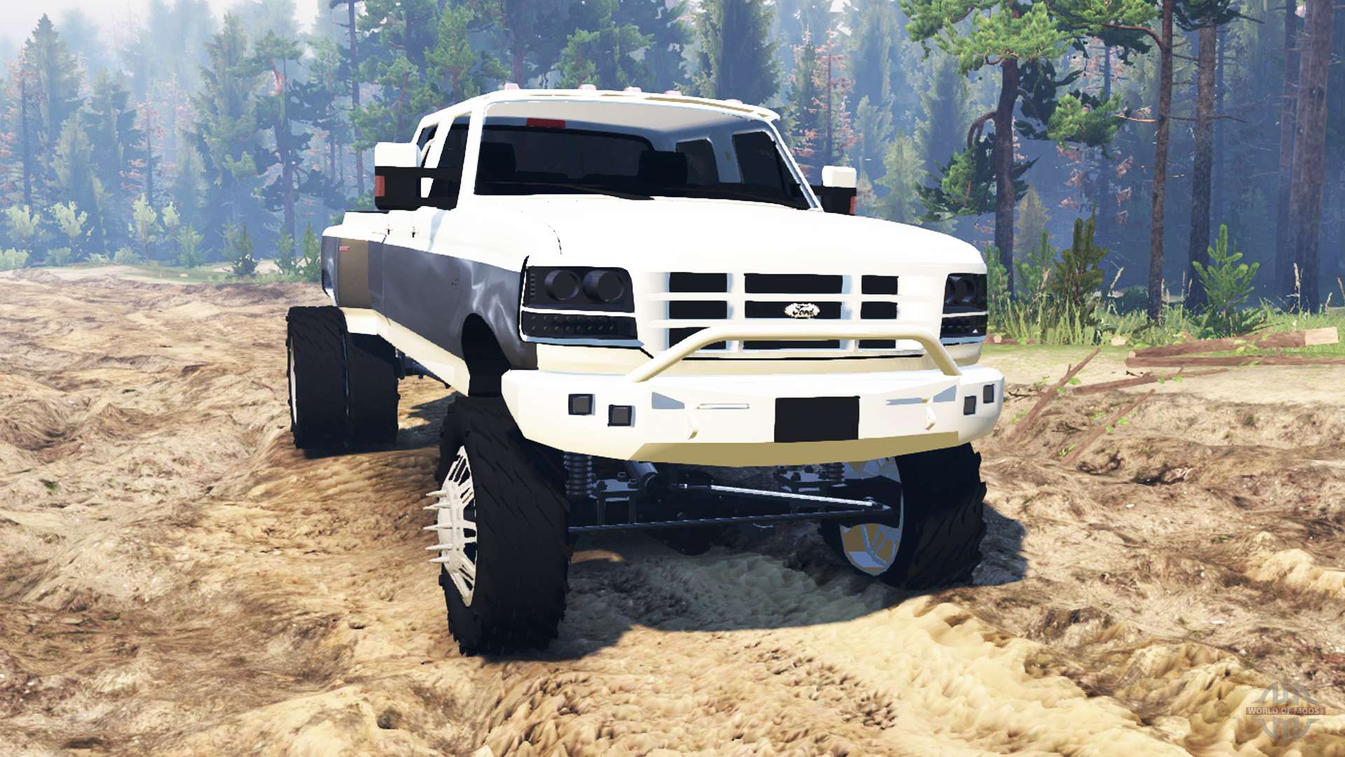 Ford F 350 OBS Dually 1994 For Spin Tires
