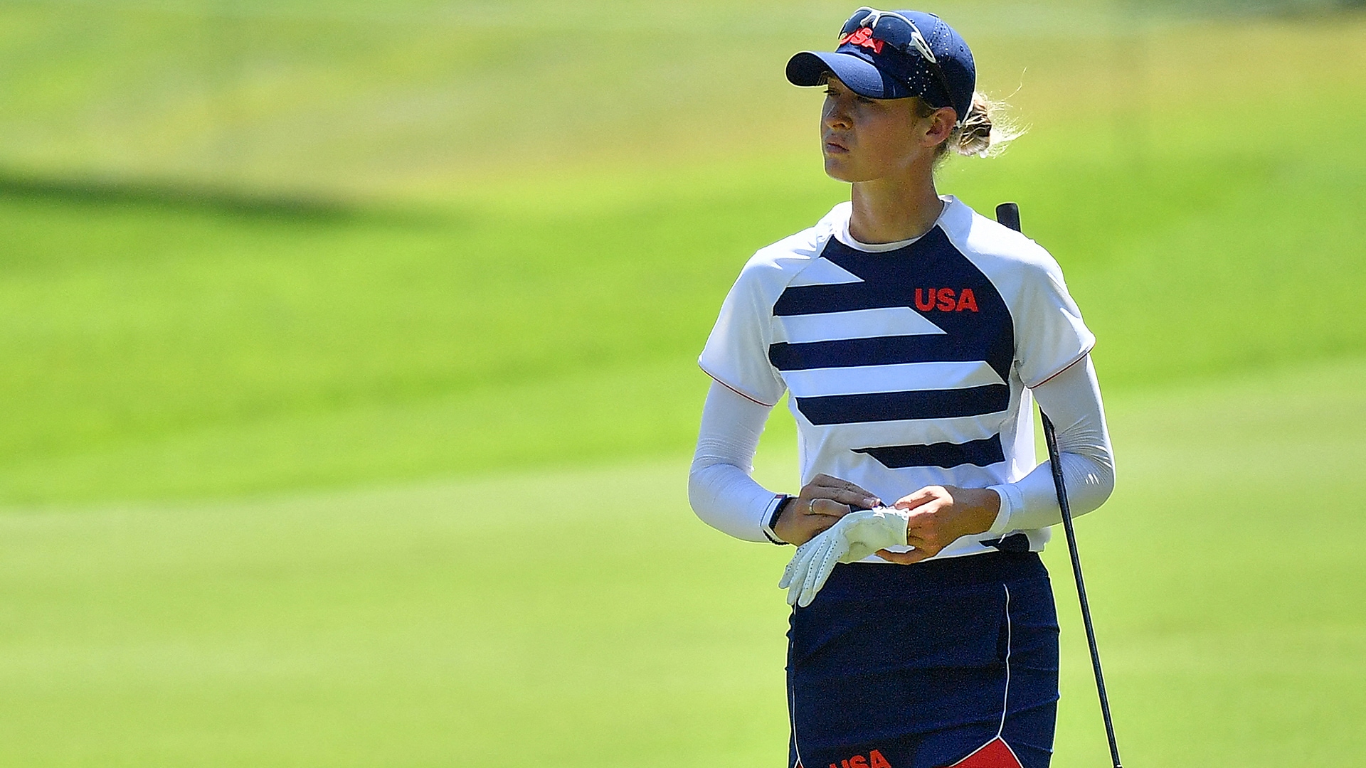 Nelly Korda Flirts With Takes Four Shot Lead At Women's Olympic Event