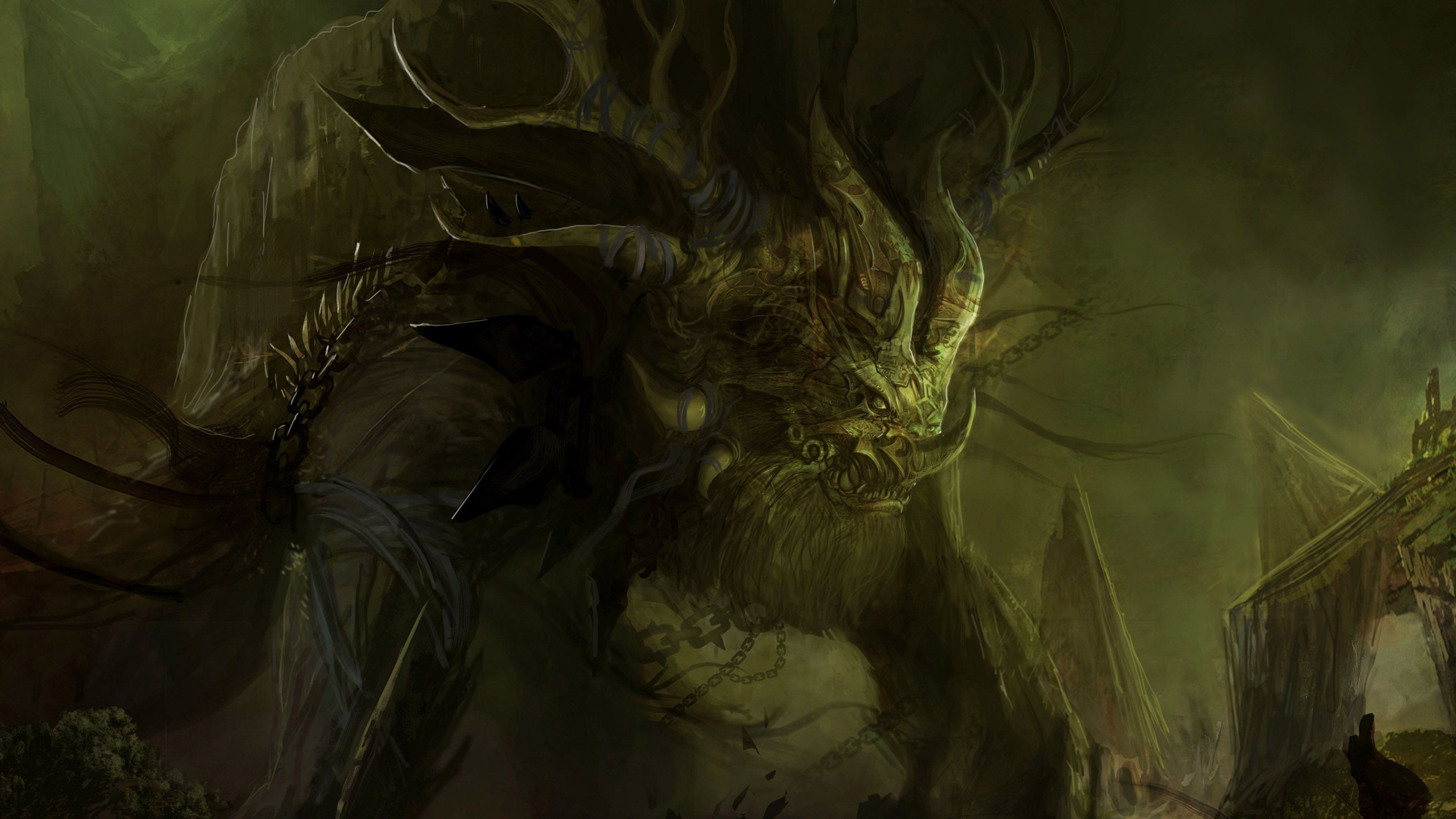 Giant Monster Wallpaper Background. Wallpaper background, Giant monsters, Creatures