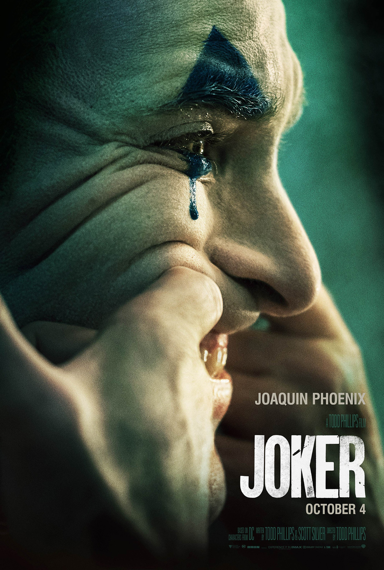 Wallpaper, Joker 2019 Movie, Joaquin Phoenix, actor, men, crying, movie poster, movies, DC Comics 1300x1927