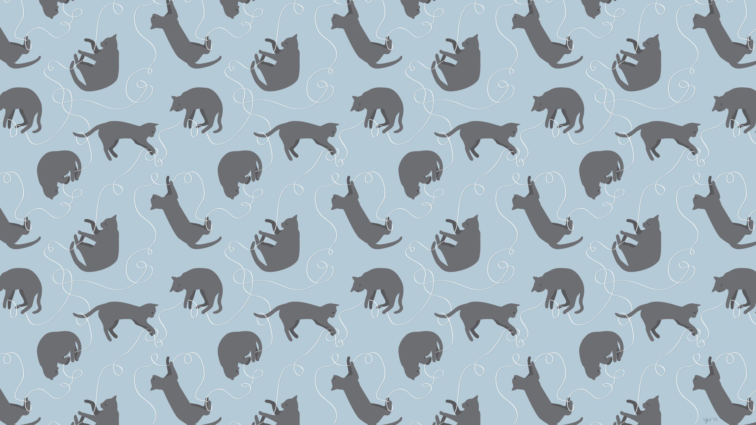 Cat Pattern Wallpaper Free Cat Pattern Background
