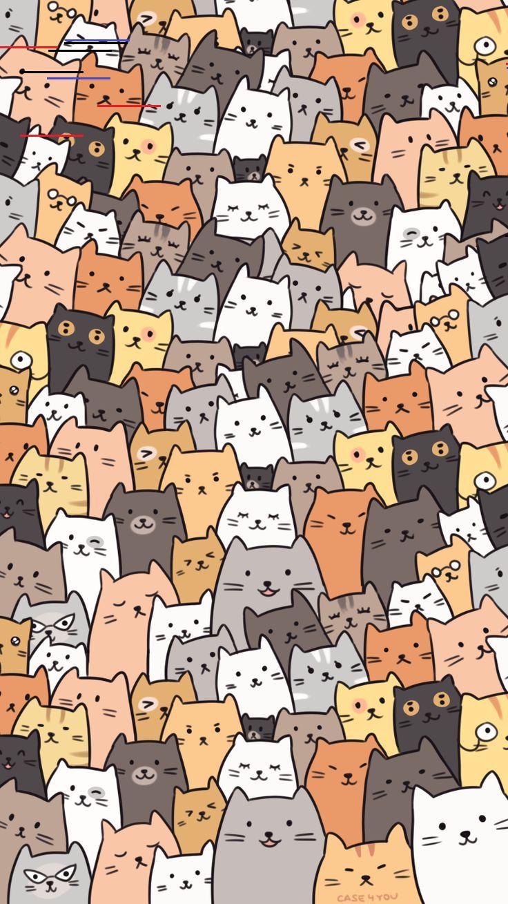 Wallpaper Cats. Cat phone wallpaper, Cat pattern wallpaper, Funny wallpaper