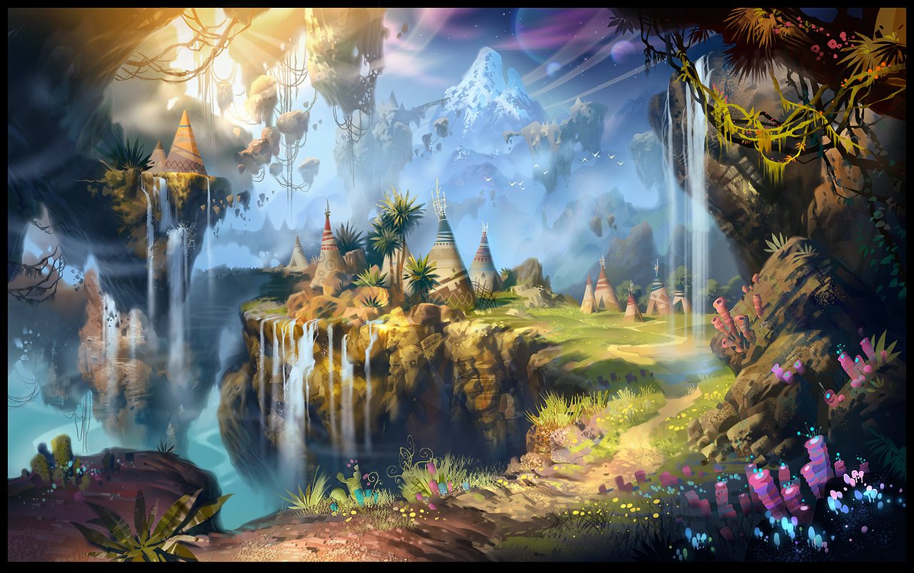 Loading animation_1. Fantasy art landscapes, Fantasy landscape, Landscape wallpaper