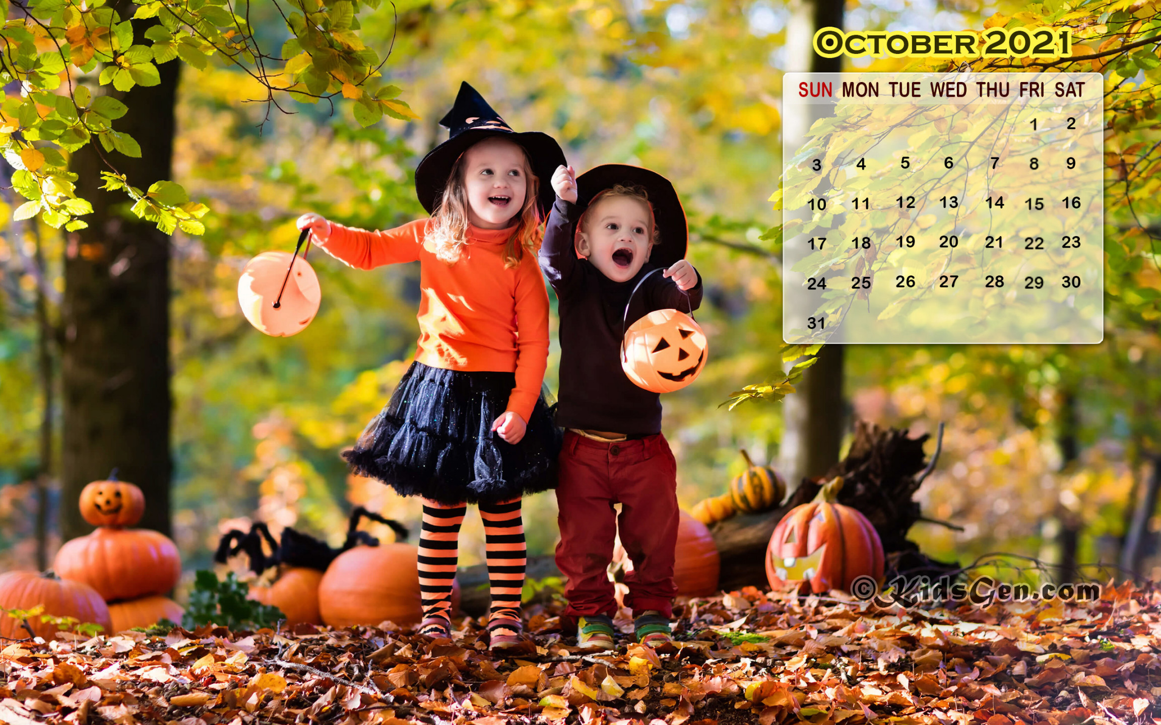 October 2021 Calendar Wallpaper Free October 2021 Calendar Background