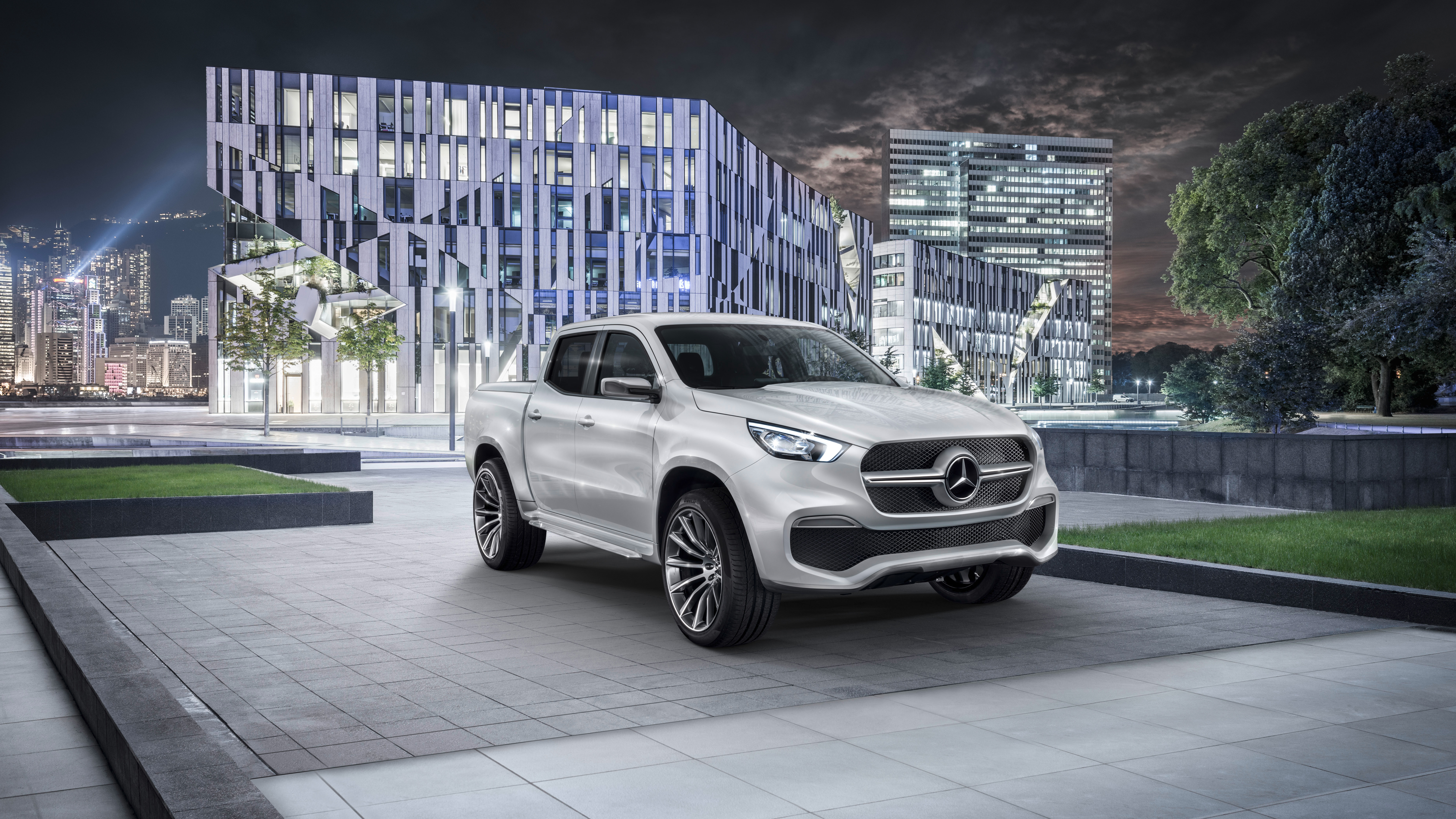 Mercedes Benz X Class Pickup Truck 4K 8K Wallpaper. HD Car Wallpaper