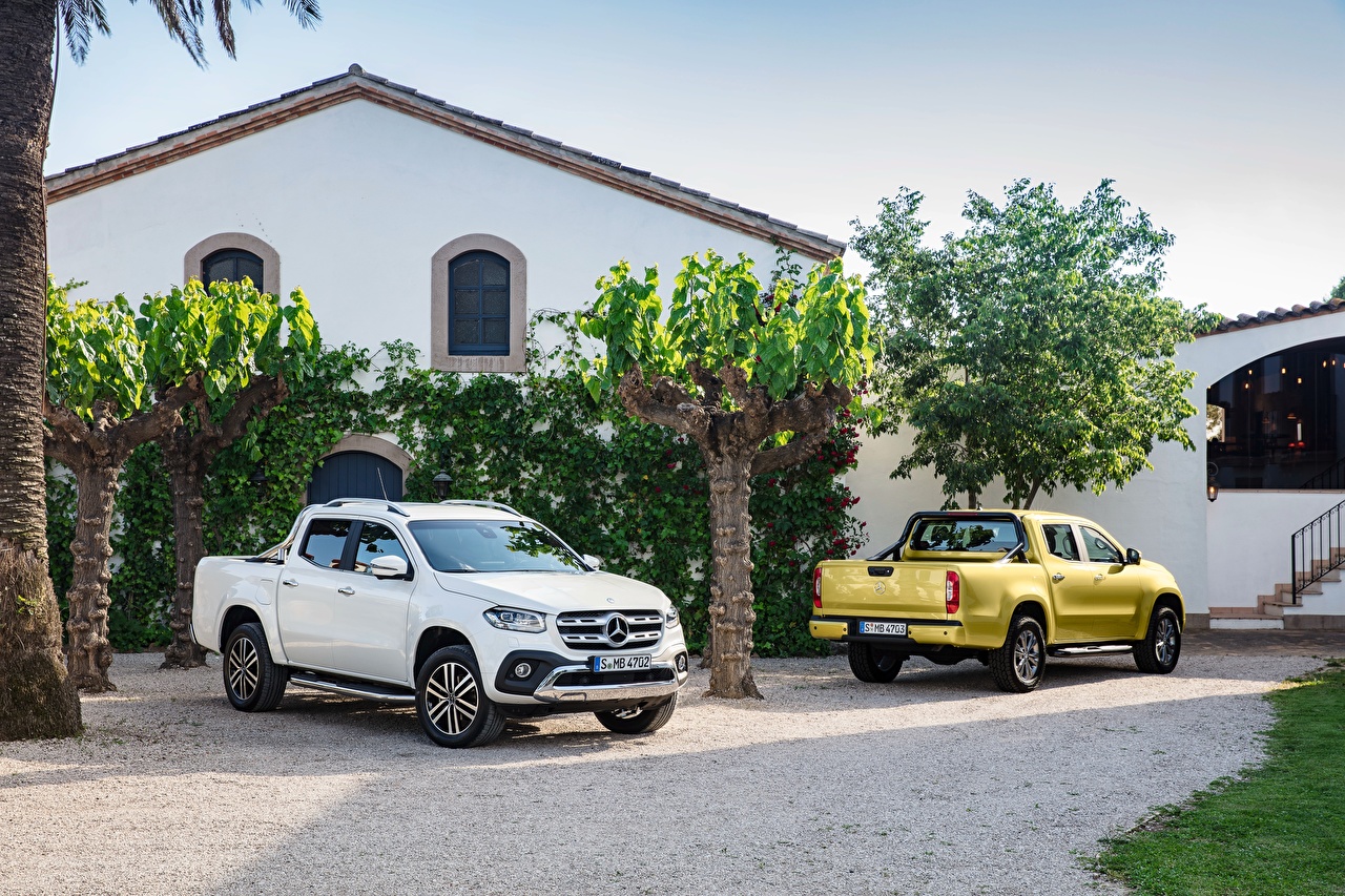 Wallpaper Mercedes Benz X Klasse Pickup 2 Automobile