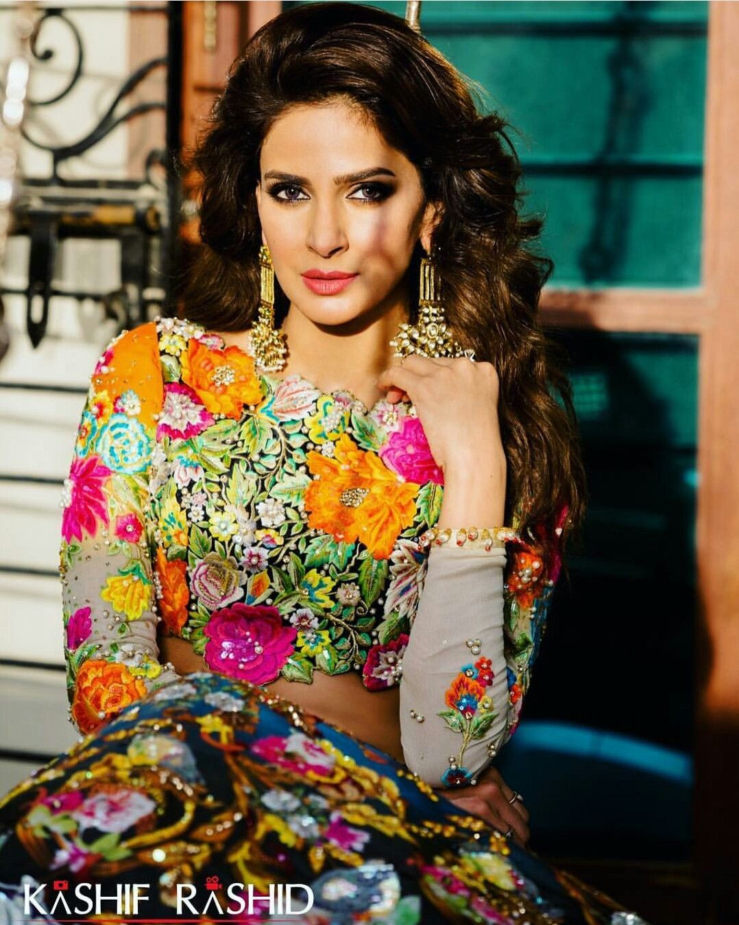 Personality Shoot Of Saba Qamar For OK Pakistan. #Beautiful #SabaQamer #Wearing #NomiAnsari #OKPakistanMagazine #Pakis. Fashion, Indian fashion, Pakistani fashion