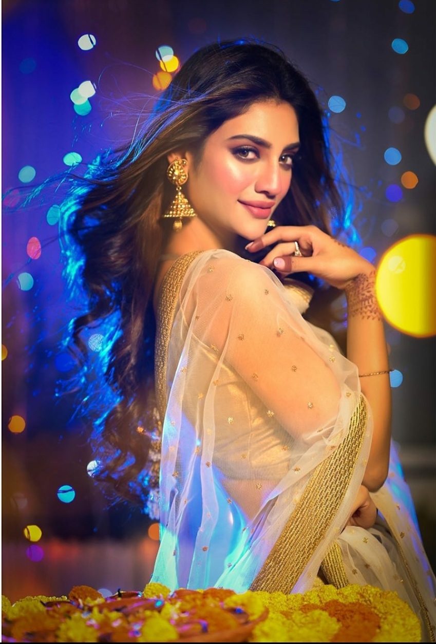 In Pics: Mimi Chakraborty, Nusrat Jahan Shine During Their Diwali Celebrations