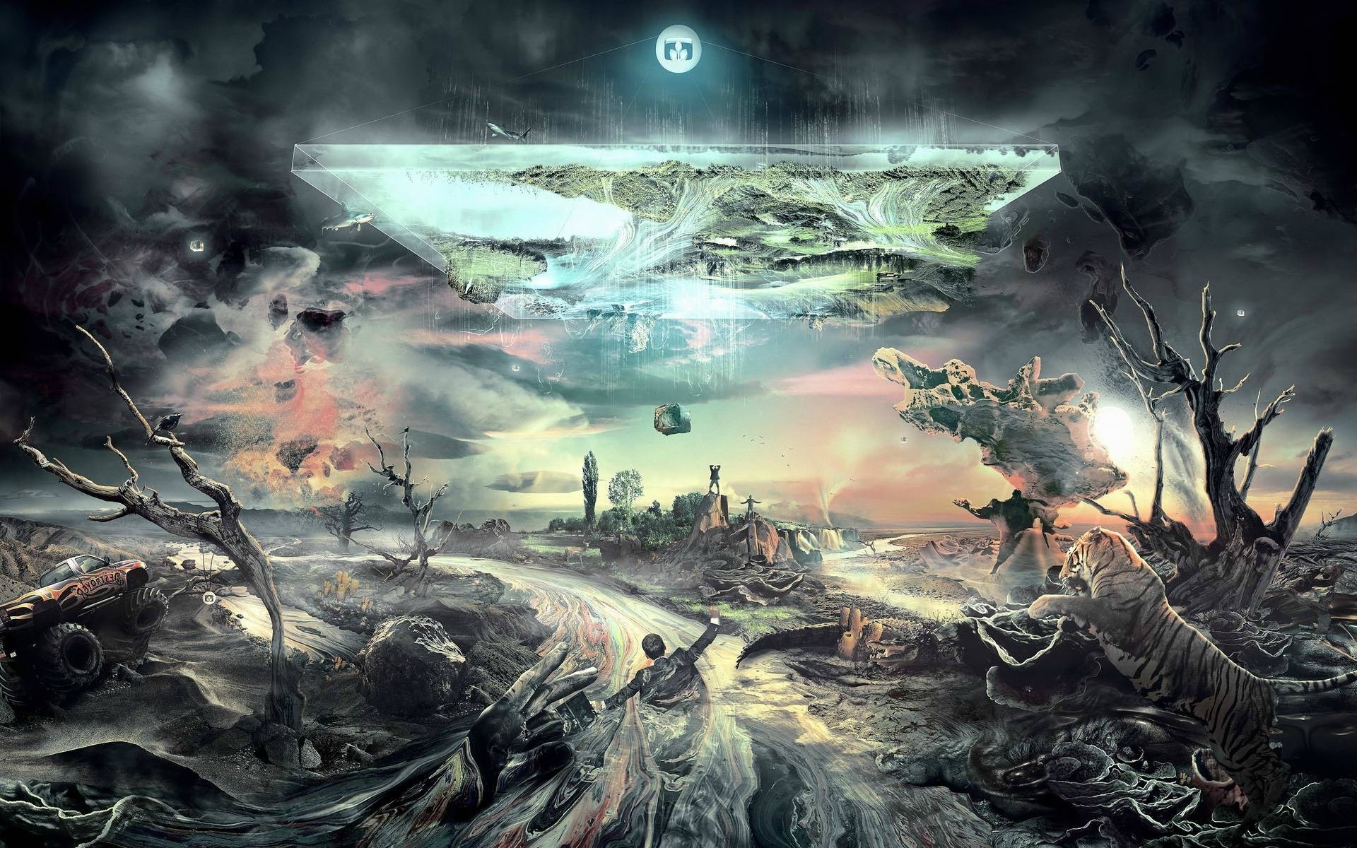 artwork fantasy art digital art abstract drugs psychedelic wallpaper