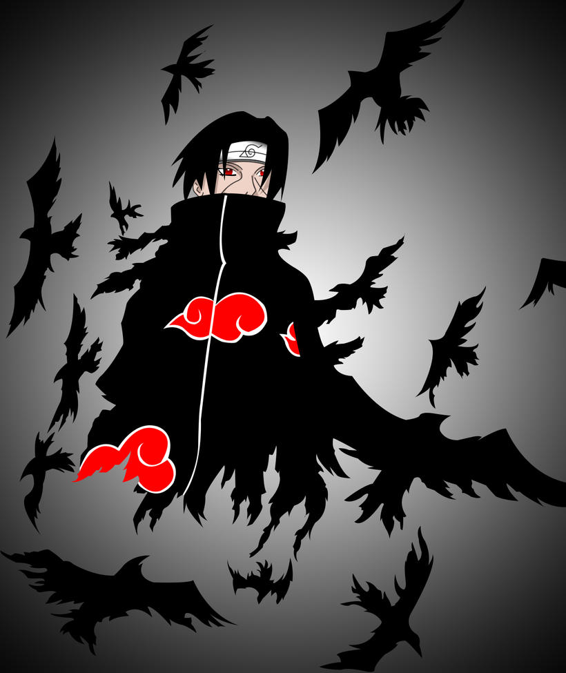 Itachi - Crow Background Wallpaper Download | MobCup