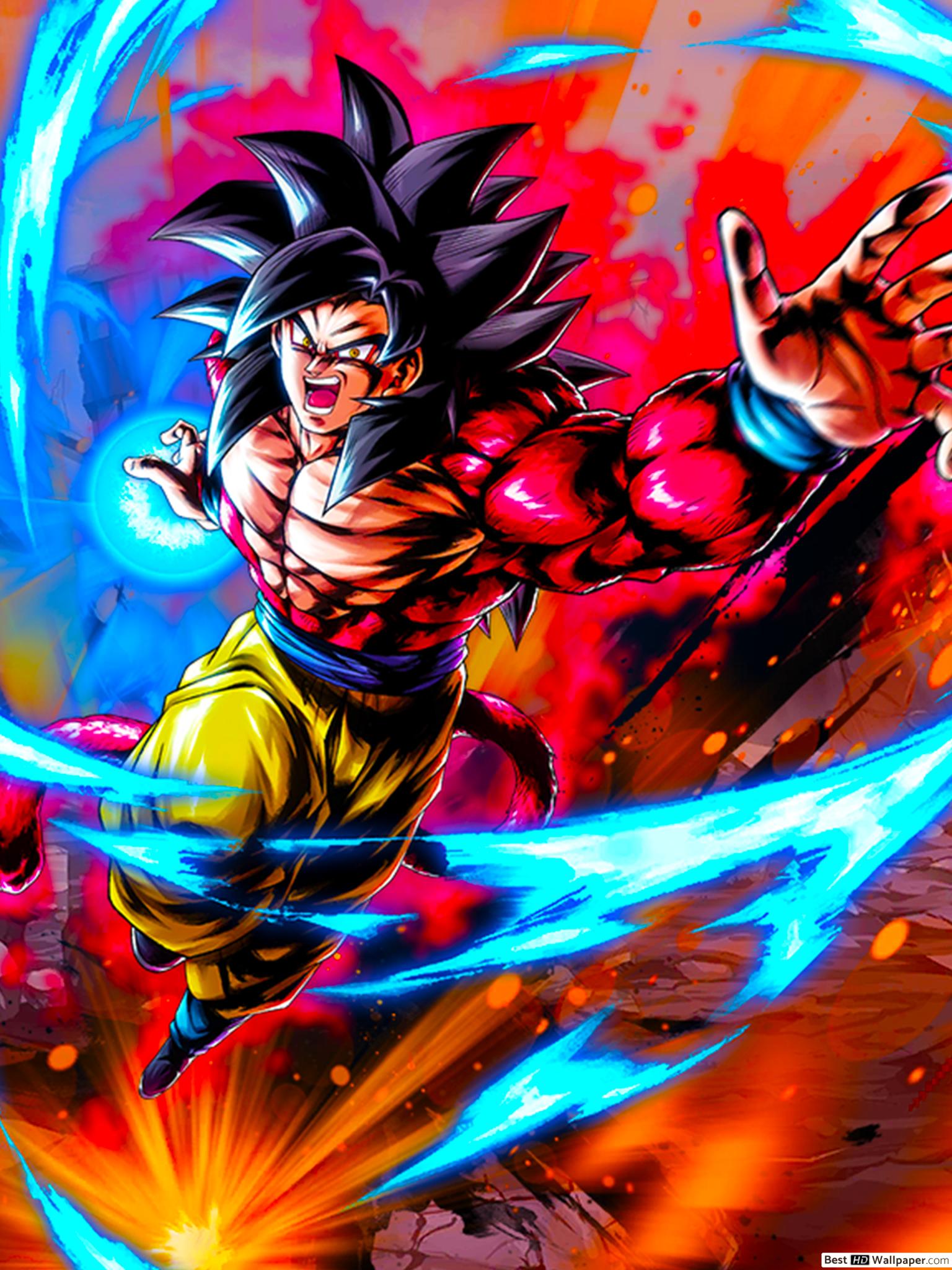 Super Saiyan 4 Goku [Dragon Ball GT] Art From Dragon Ball Legends (Android IPhone) HD Wallpaper Download