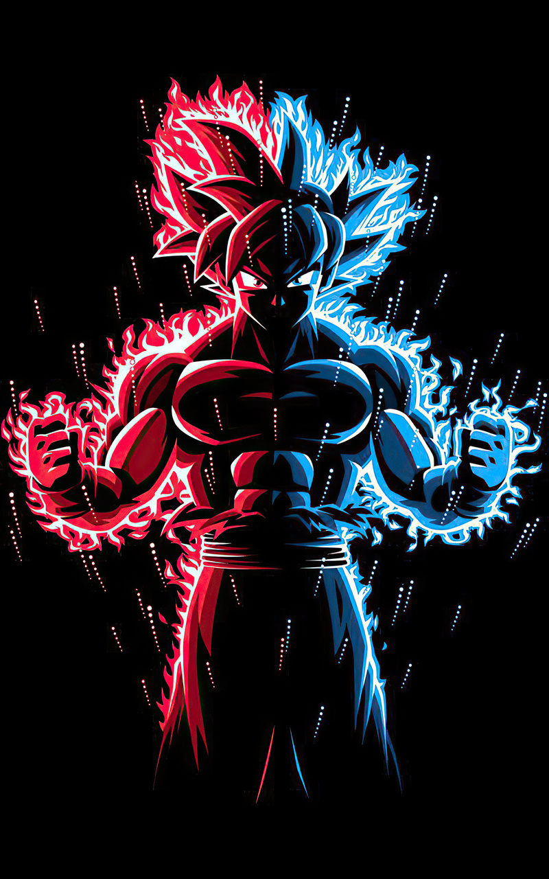 God Red Blue Goku Dragon Ball Z Nexus Samsung Galaxy Tab Note Android Tablets HD 4k Wallpaper, Image, Background, Photo and Picture