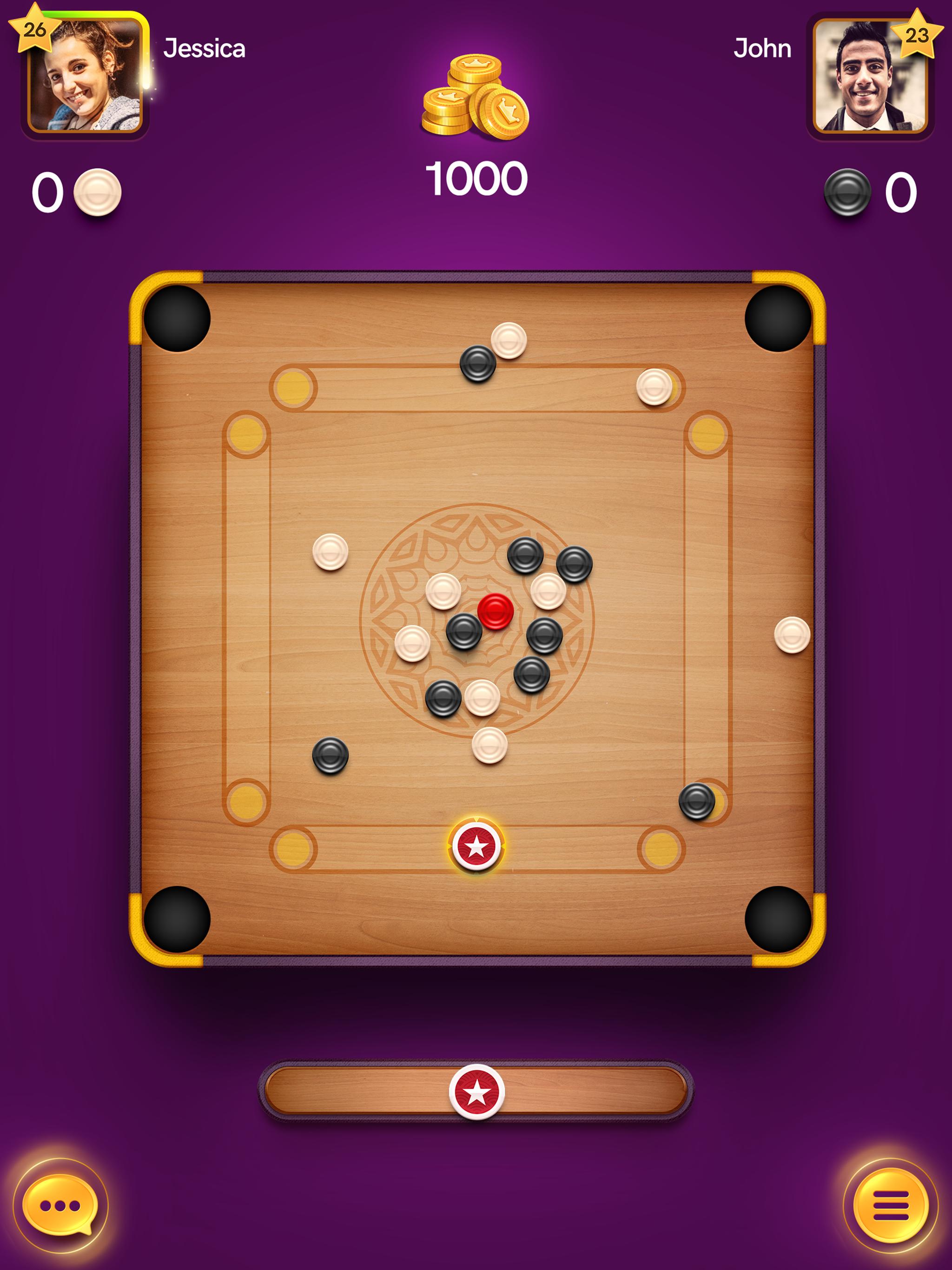 Carrom Board Game Angle View Stock Photo - Download Image Now - Carrom,  Plank - Timber, Carom - iStock