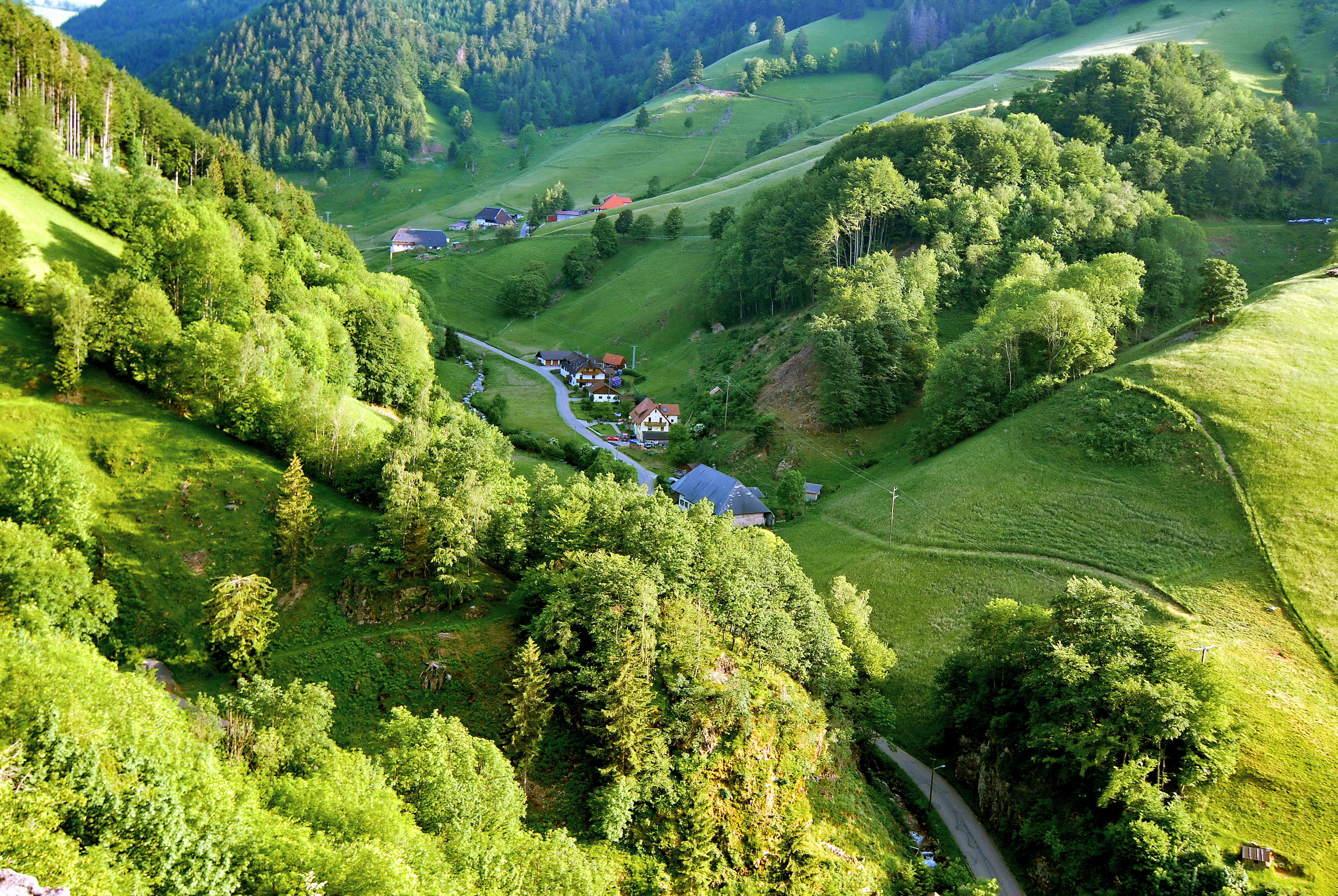 Hinteres Elend im Münstertal im Schwarzwald HD Wallpaper