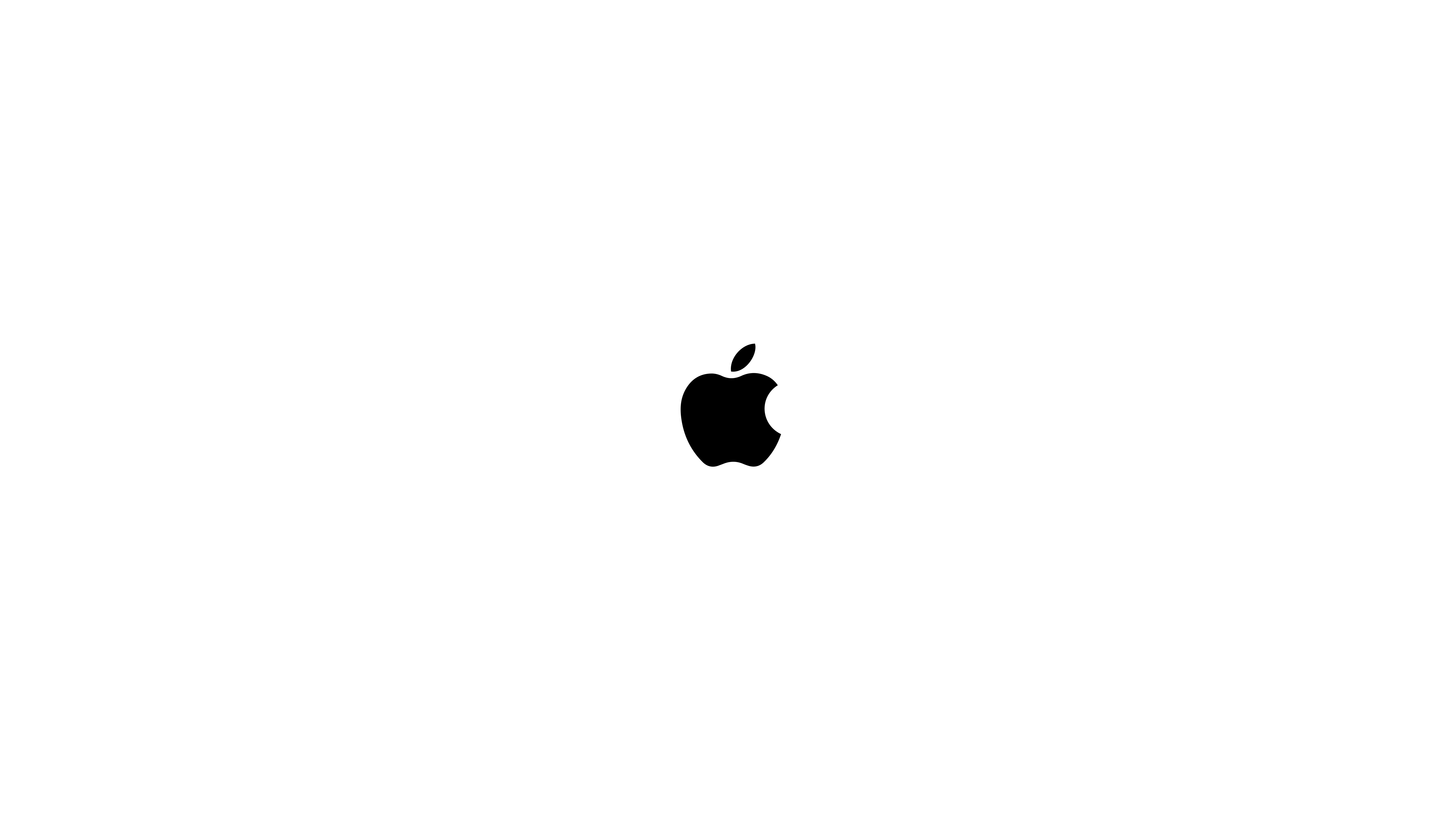 Apple Logo Black Uhd 8k Wallpaper Boot Screen