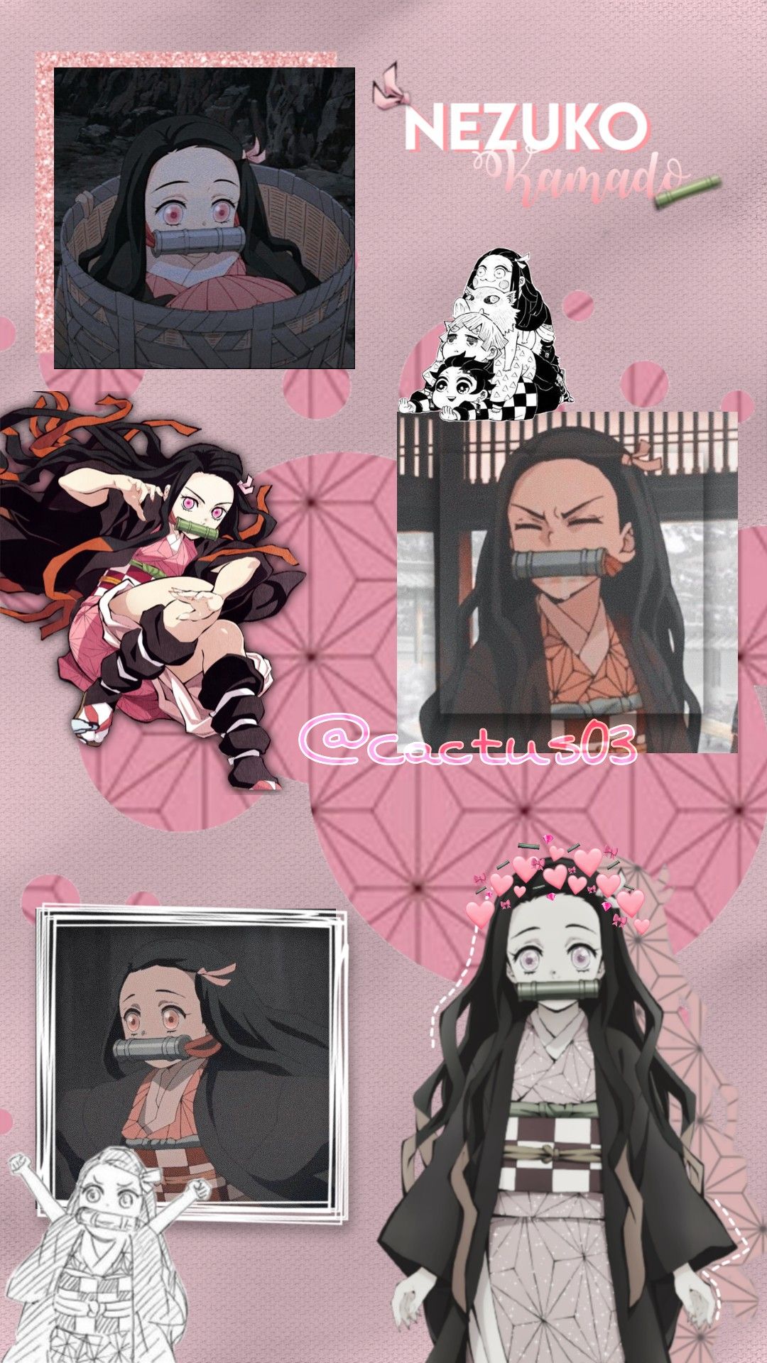 Nezuko Wallpaper. Anime wallpaper iphone, Anime background wallpaper, Cute anime chibi