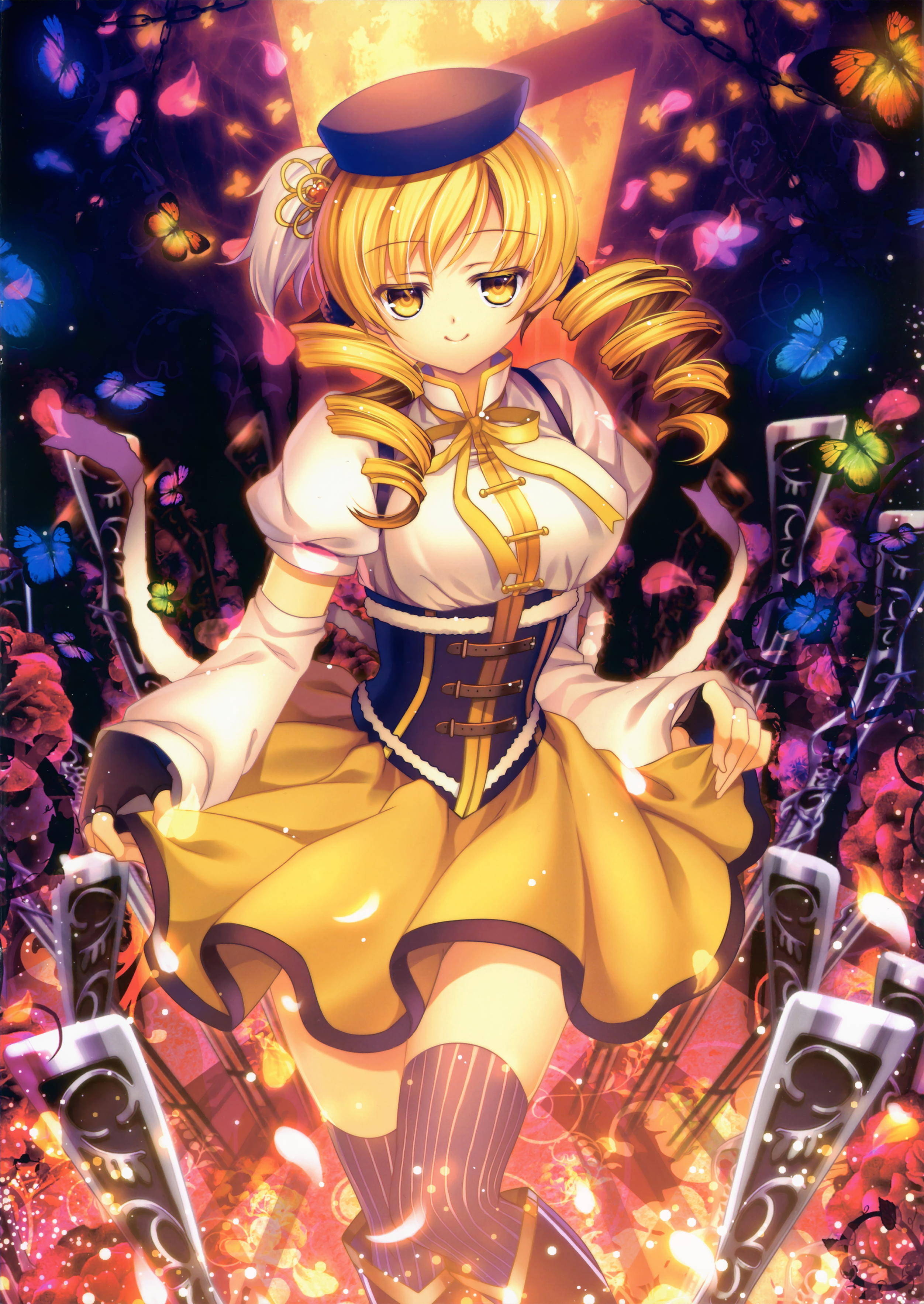 Tomoe Mami Shoujo MadokaMagica. Anime Image Board Mobile