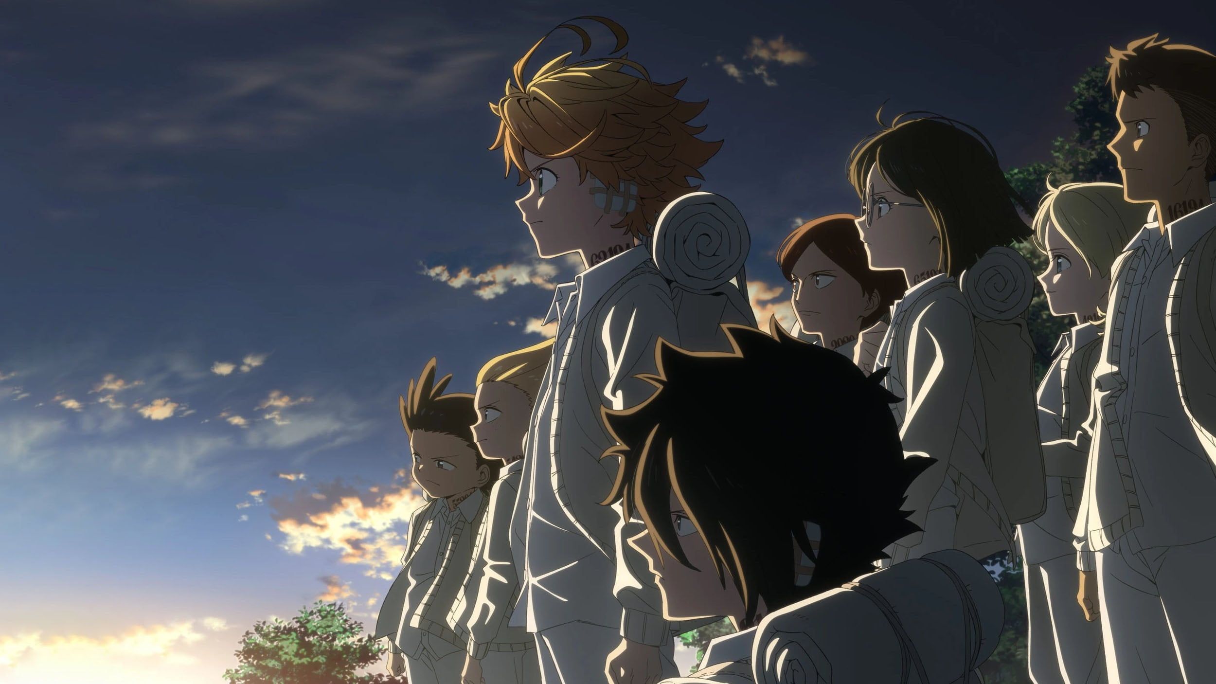 Yakusoku no neverland Ray (The Promised Neverland) Emma (The Promised Neverland) The promised neverland #anime. Neverland art, Wallpaper pc anime, Anime wallpaper